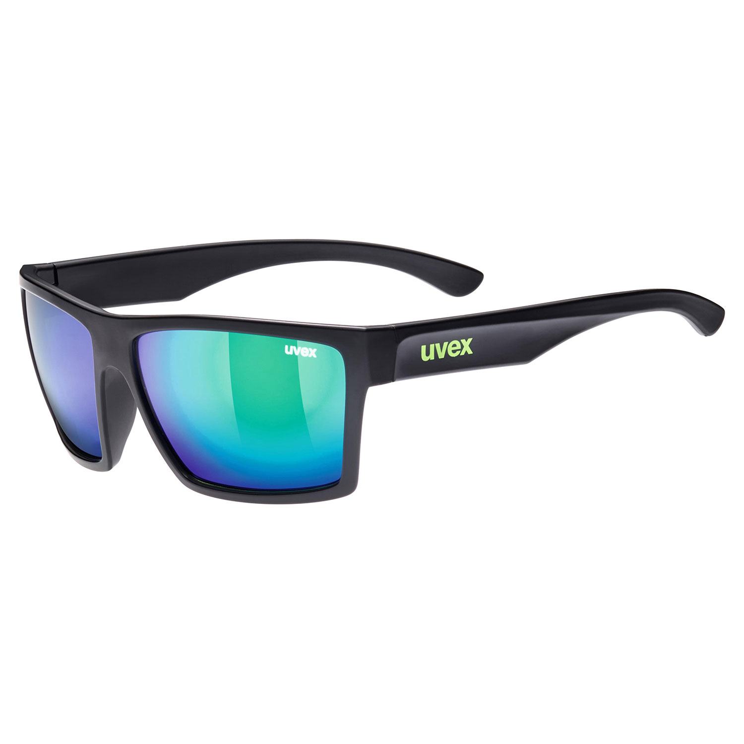 UVEX BRÝLE LGL 29 BLACK MAT / MIRROR GREEN (S5309472215) Množ. Uni