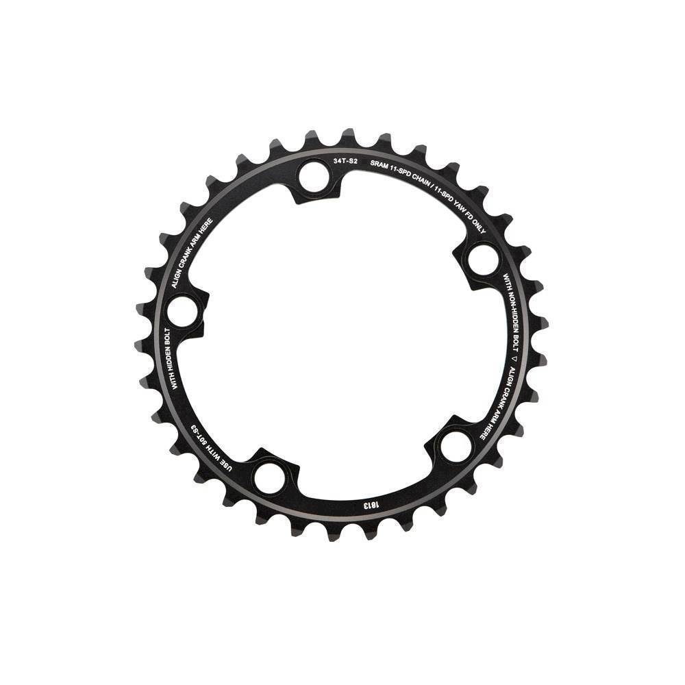 11.6218.001.001 - SRAM CRING ROAD RED 10S 34TYAW 110 AL3 BTBLK Množ. Uni