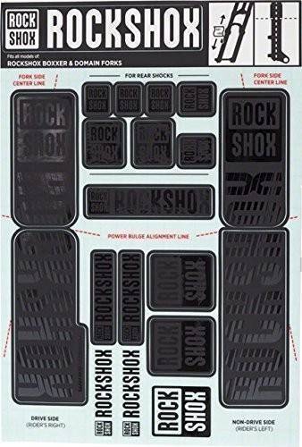 11.4318.003.514 - ROCKSHOX DECAL KIT 35MM DC STEALTH Množ. Uni