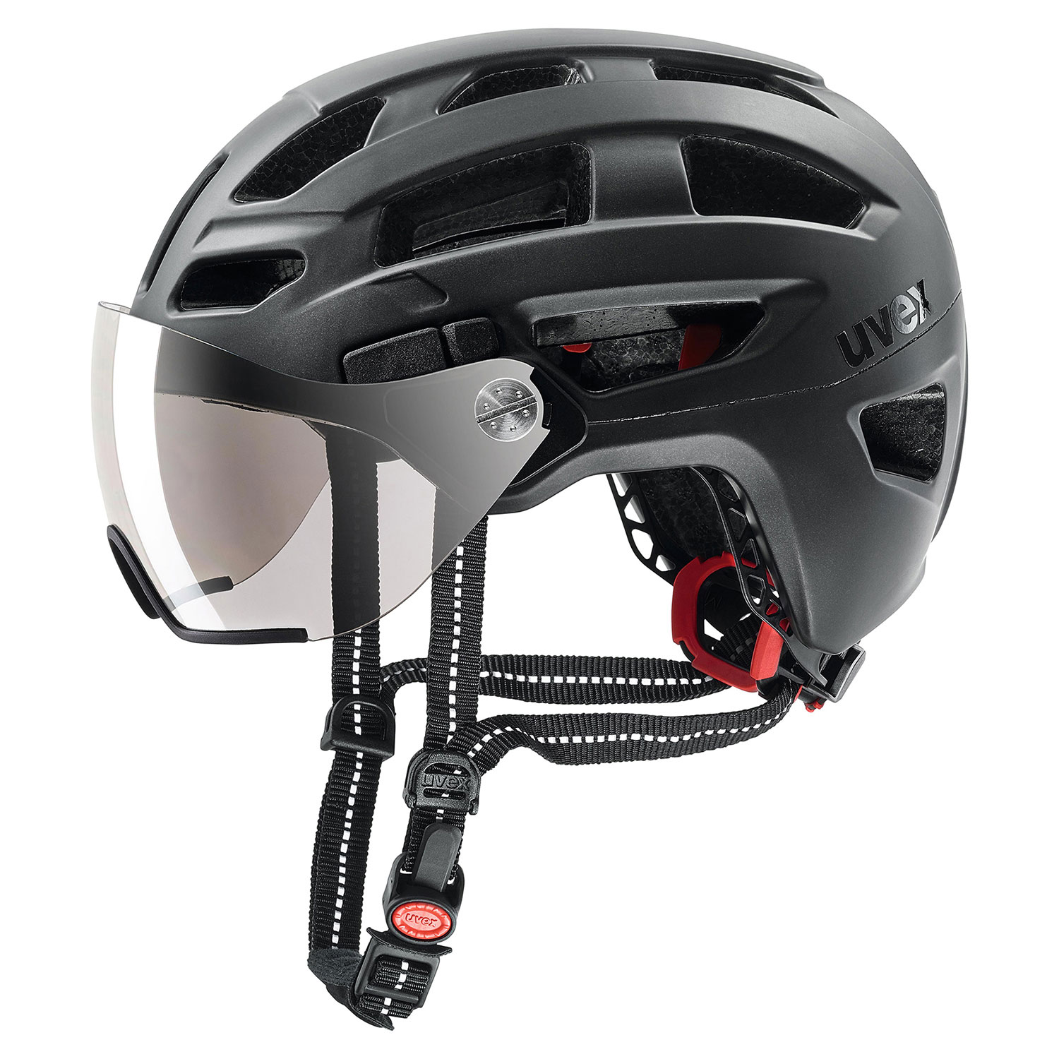 UVEX HELMA FINALE VISOR BLACK MAT (S4107530300) 57-61
