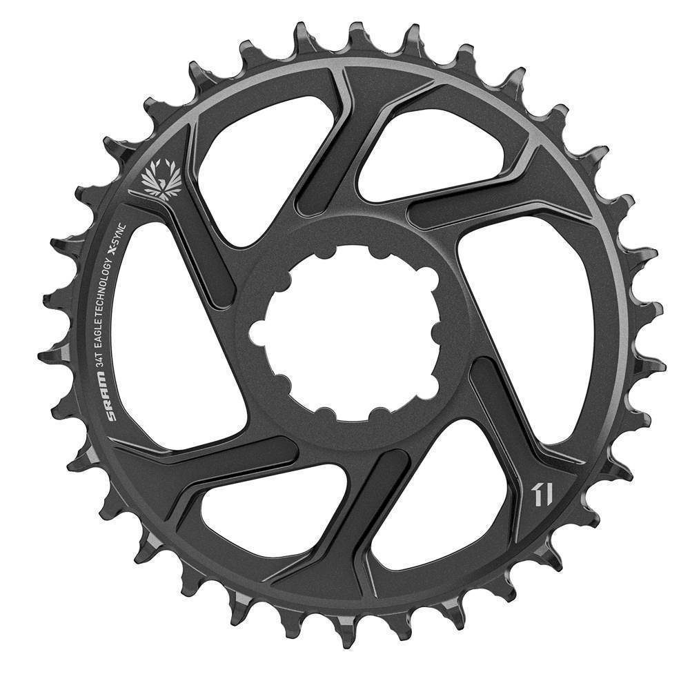 11.6218.041.002 - SRAM CR X-SYNC ST EAGLE 34T DM 6 OFFSET BLK Množ. Uni