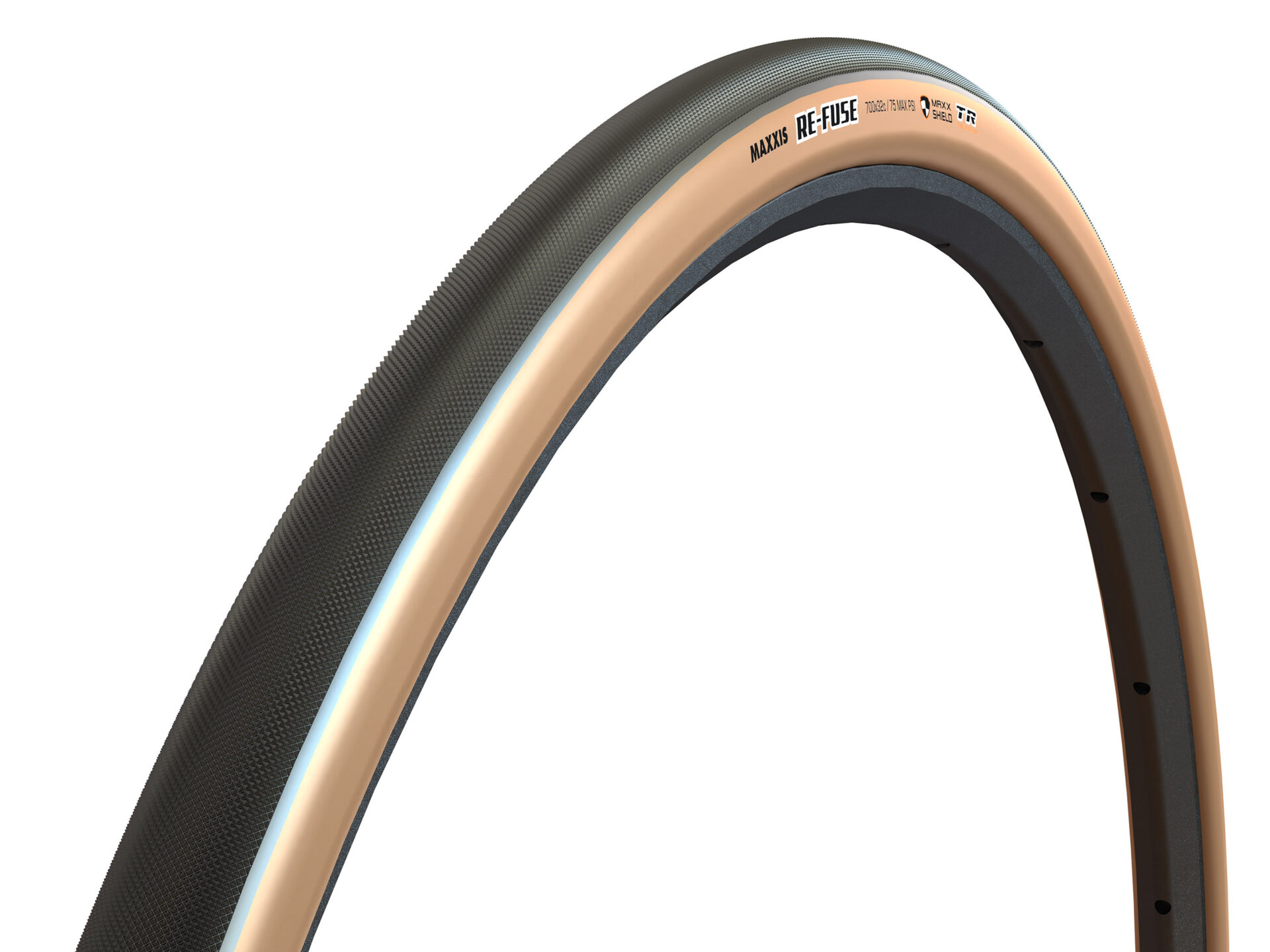 MAXXIS PLÁŠŤ RE-FUSE KEVLAR 700X40C 60 TPI MAXXSHIELD/TR/TANWALL (ETB00334800)