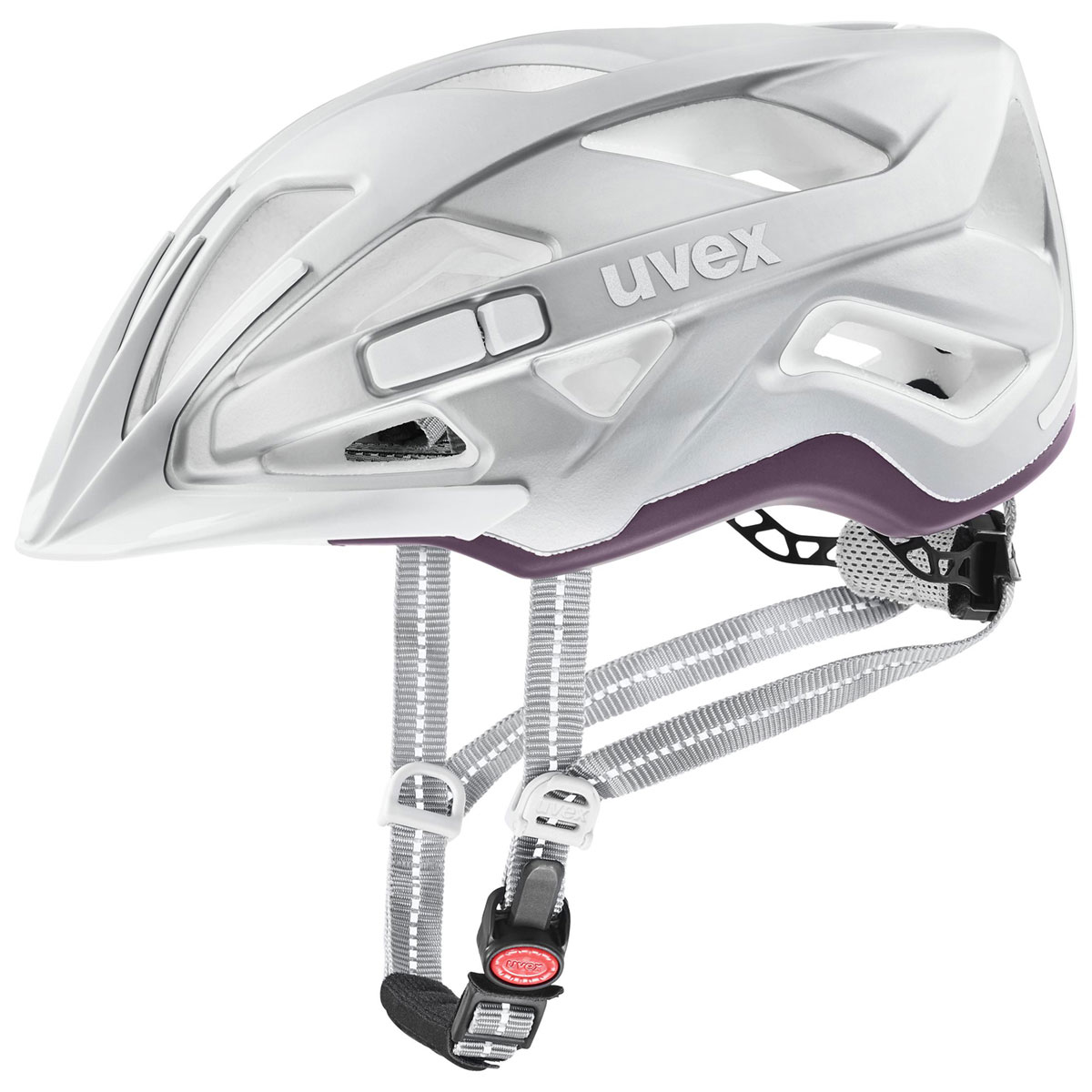 UVEX HELMA CITY ACTIVE SILVER PLUM MAT (S4104280900) 52-57