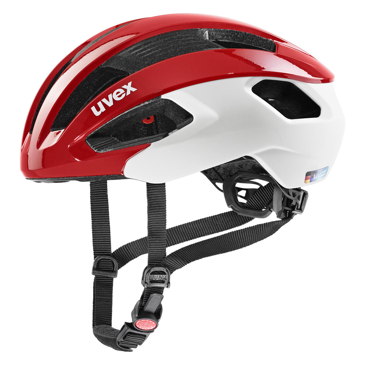 UVEX HELMA RISE CC RED - WHITE MAT (S4100900300) 52-56