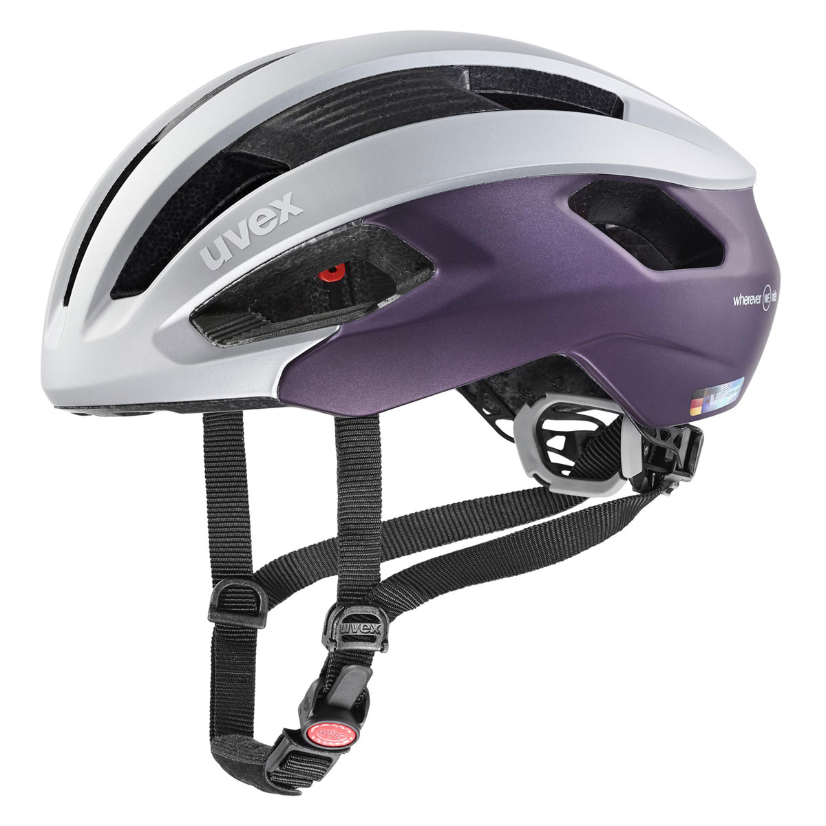 UVEX HELMA RISE CC SILVER - PLUM WE (S4100340200) 56-60