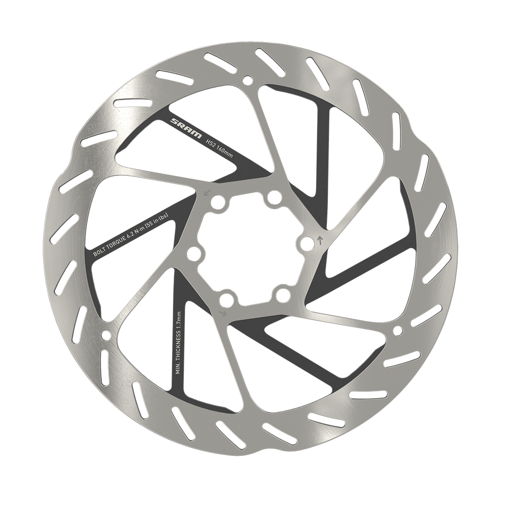 00.5018.176.000 - SRAM AM DB ROTOR/BOLTS HS2 160 ROUNDED