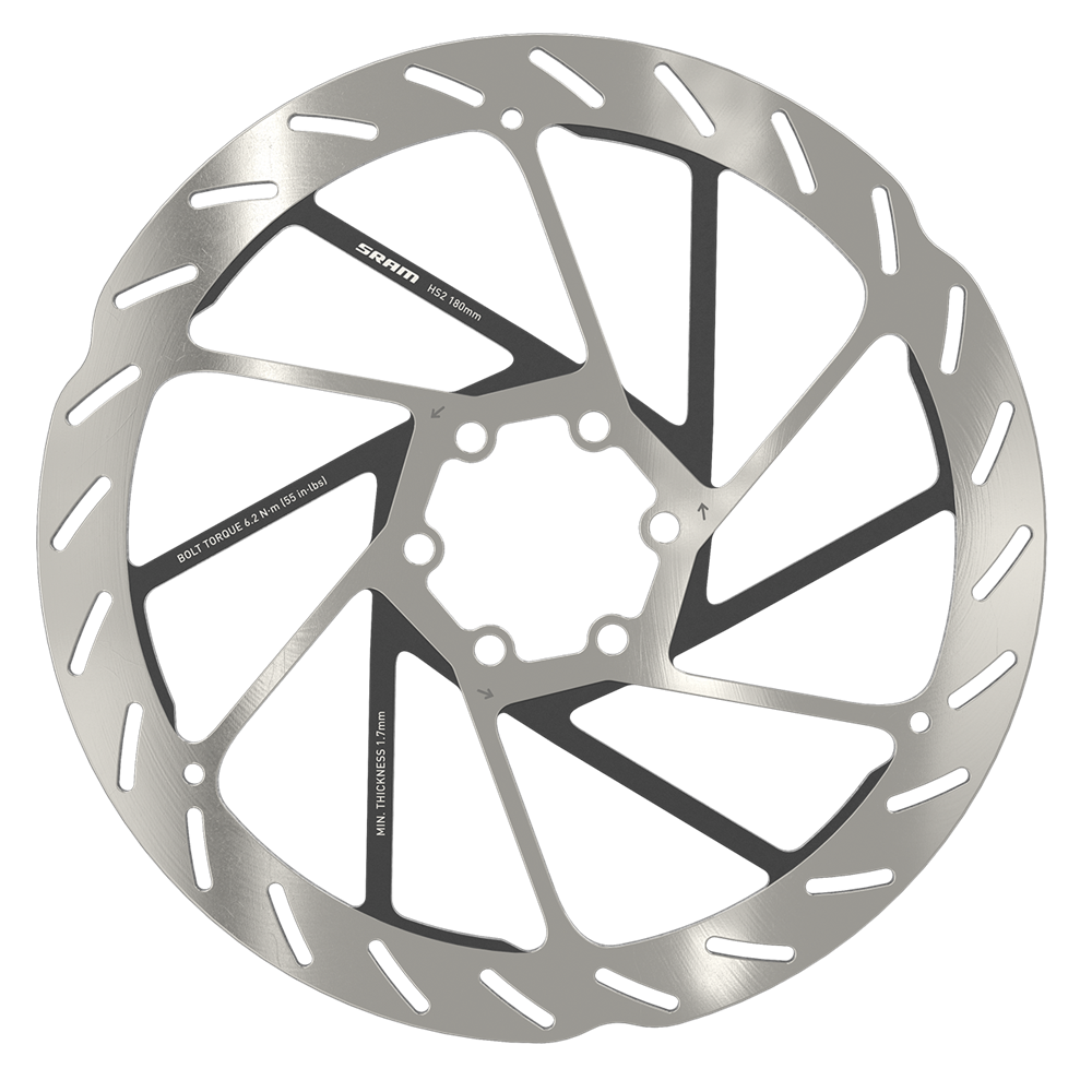 00.5018.176.001 - SRAM AM DB ROTOR/BOLTS HS2 180 ROUNDED