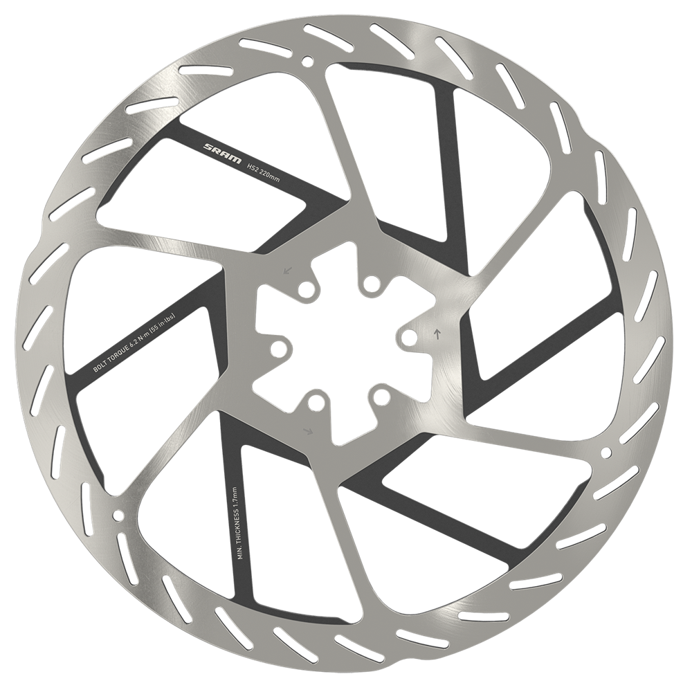 00.5018.176.003 - SRAM AM DB ROTOR/BOLTS HS2 220 ROUNDED