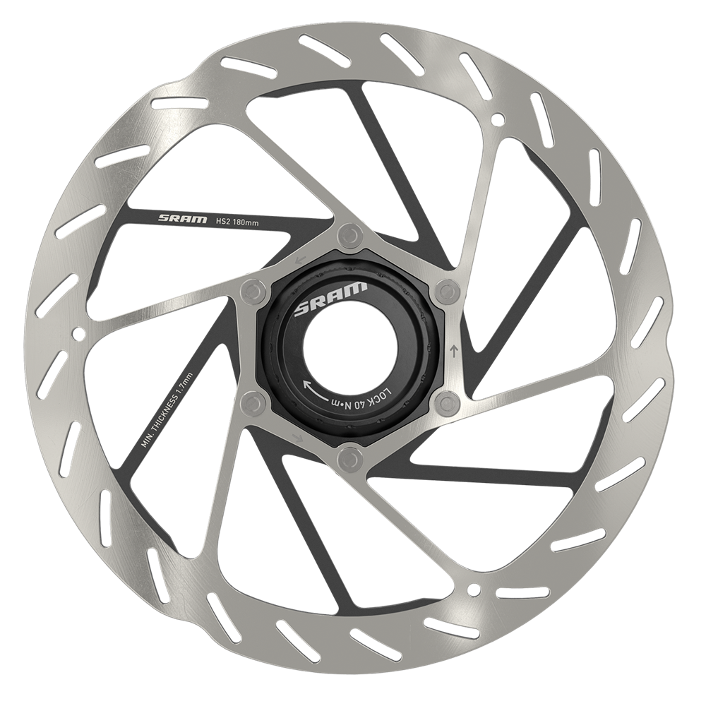 00.5018.176.005 - SRAM AM DB ROTOR CENTERLOCK HS2 180MM ROUNDED