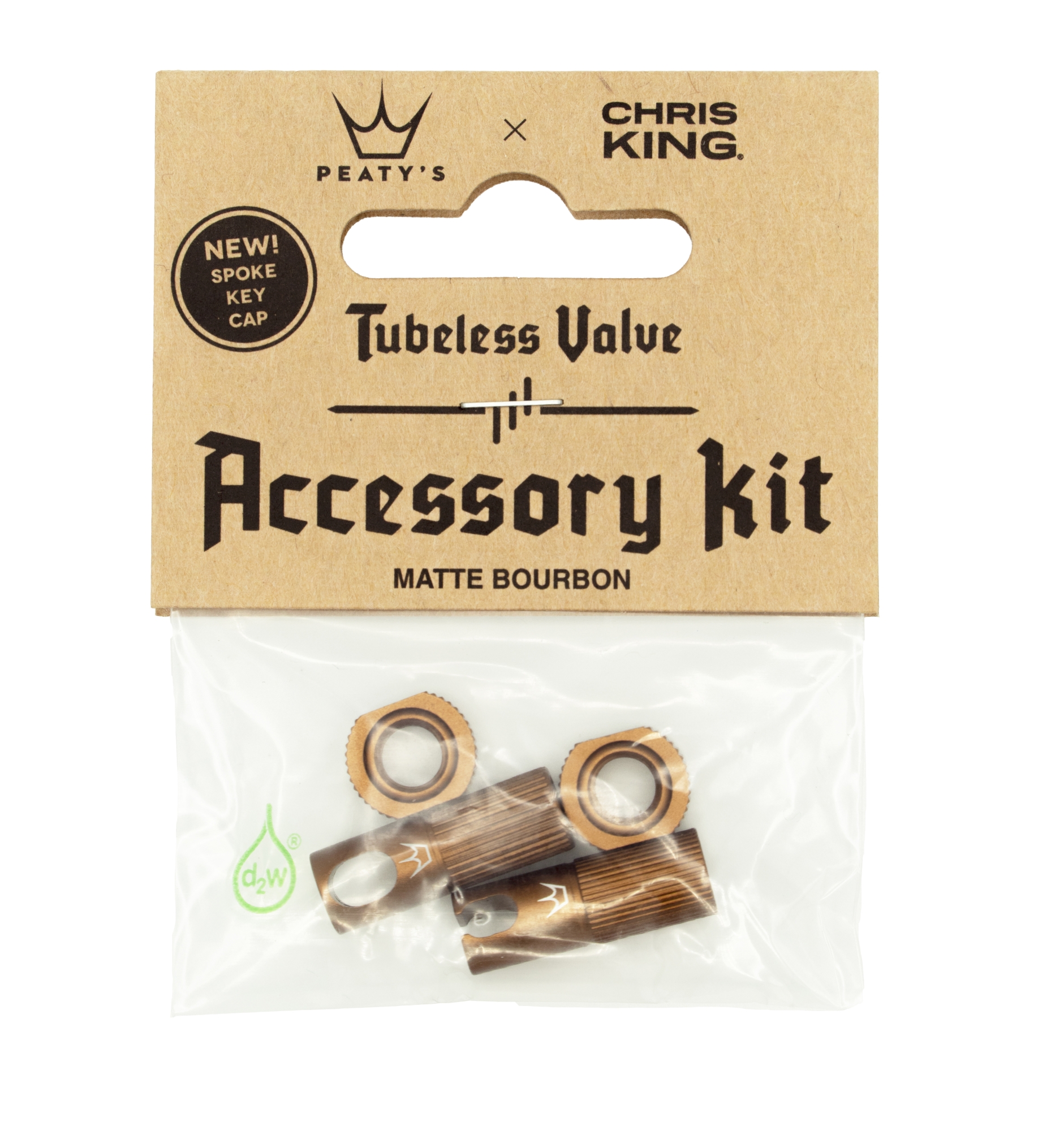 PEATY'S X CHRIS KING (MK2) BOURBON PŘÍSLUŠENSTVÍ K BEZDUŠOVÝM VENTILKŮM (PTV2-ACCS-BRB-12)