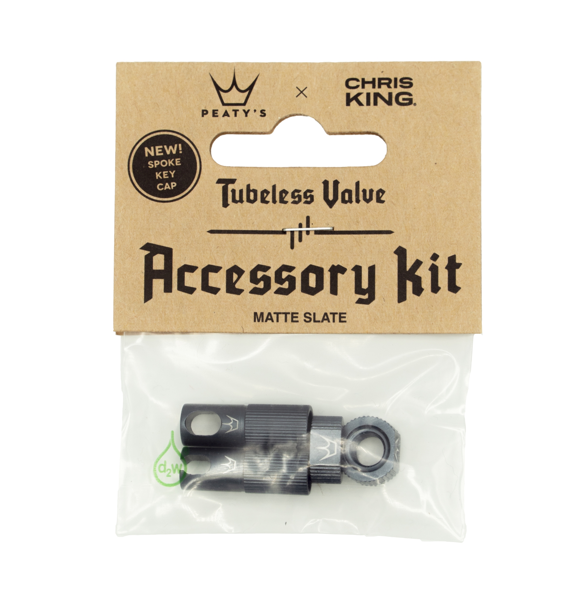 PEATY'S X CHRIS KING (MK2) SLATE PŘÍSLUŠENSTVÍ K BEZDUŠOVÝM VENTILKŮM (PTV2-ACCS-SLT-12)