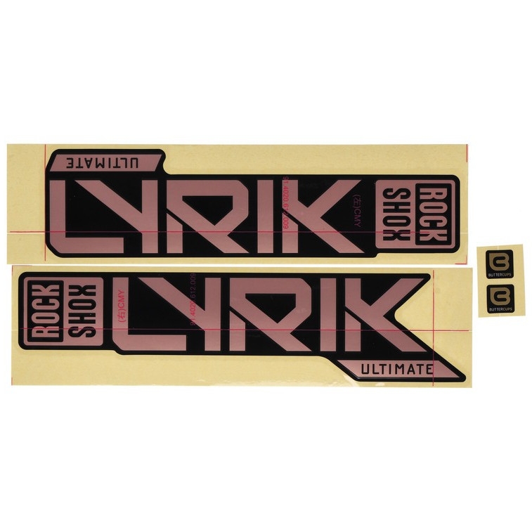 11.4018.105.058 - ROCKSHOX AM DECAL LYK ULT 27/29 MCPRF/GLB Množ. Uni