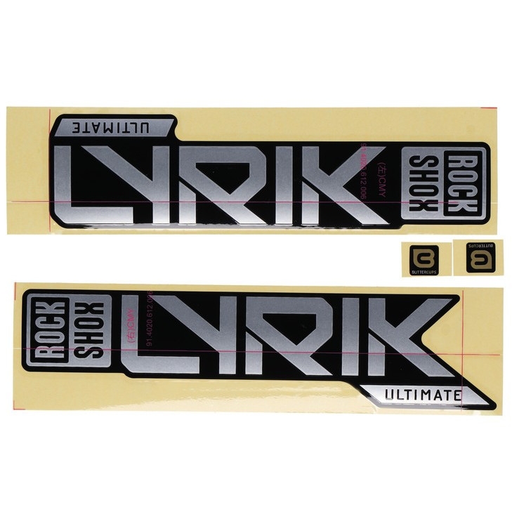 11.4018.105.059 - ROCKSHOX AM DECAL LYK ULT 27/29 MSLVF/GLB Množ. Uni