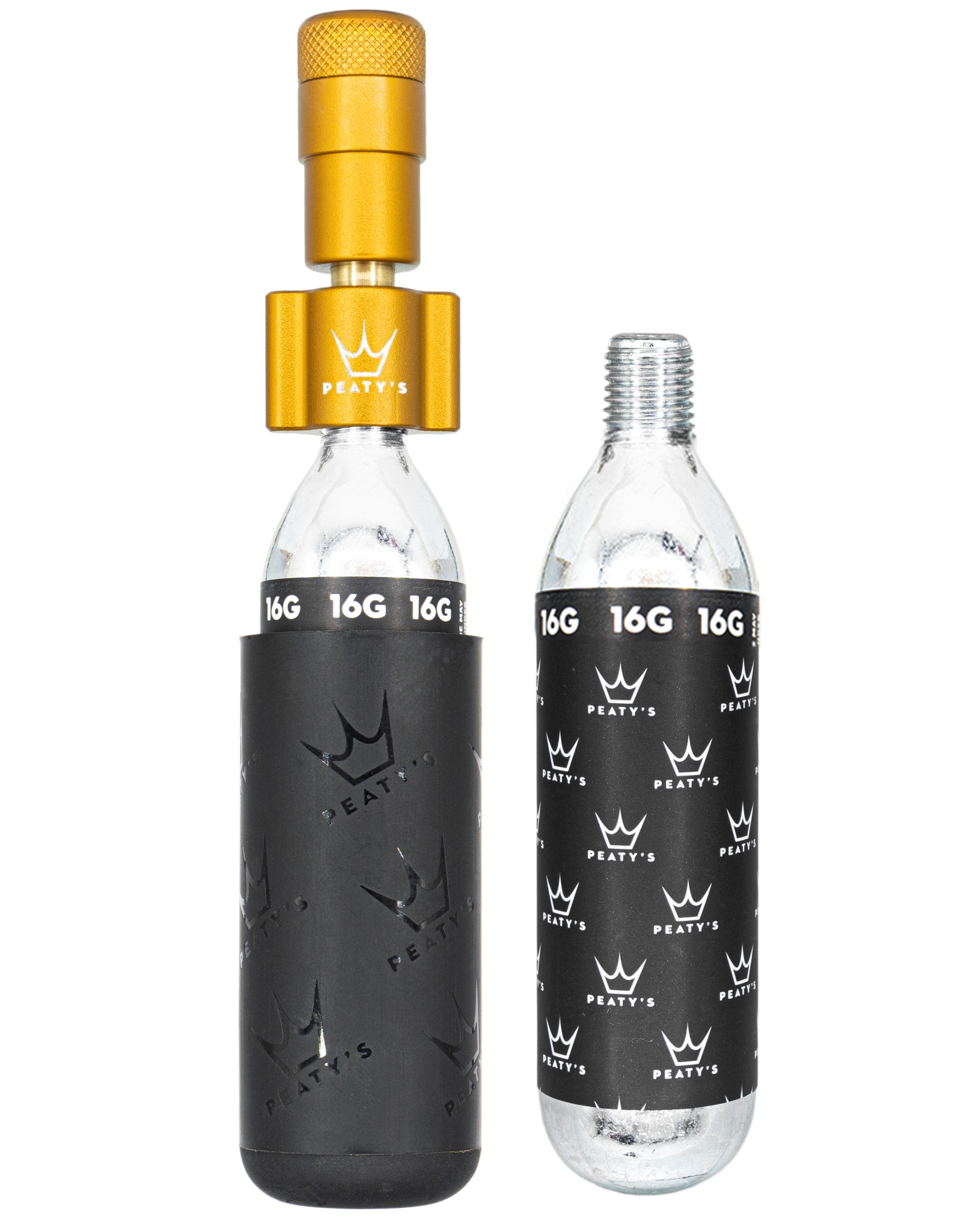 PEATY'S HOLESHOT CO2 PUMPA + BOMBIČKY 2 KS - ROAD & GRAVEL (16G) - BOURBON (PPR-HTI-RAG-BRB-12) Množ. Uni
