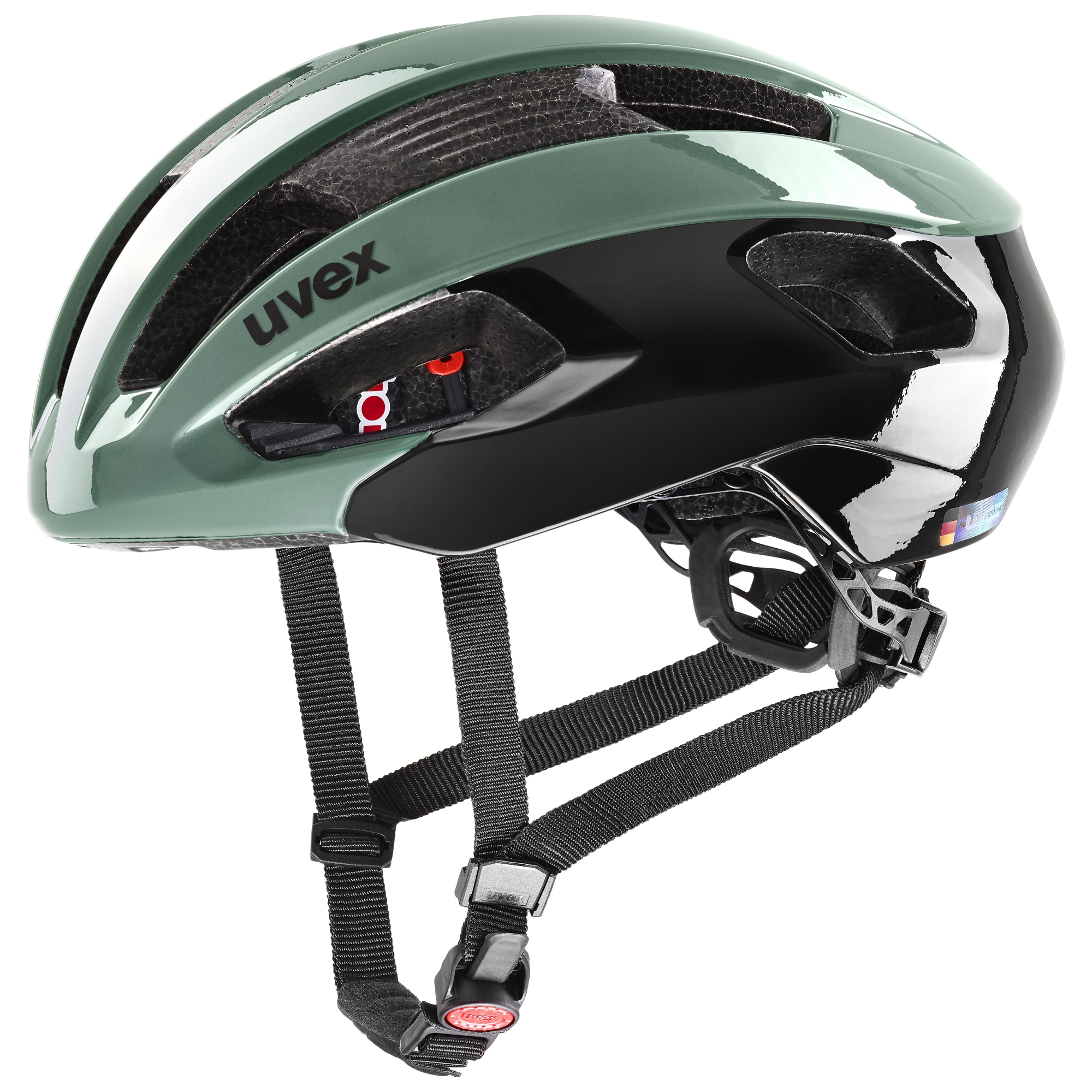 UVEX HELMA RISE MOSS GREEN-BLACK (S4100550400) 52-56