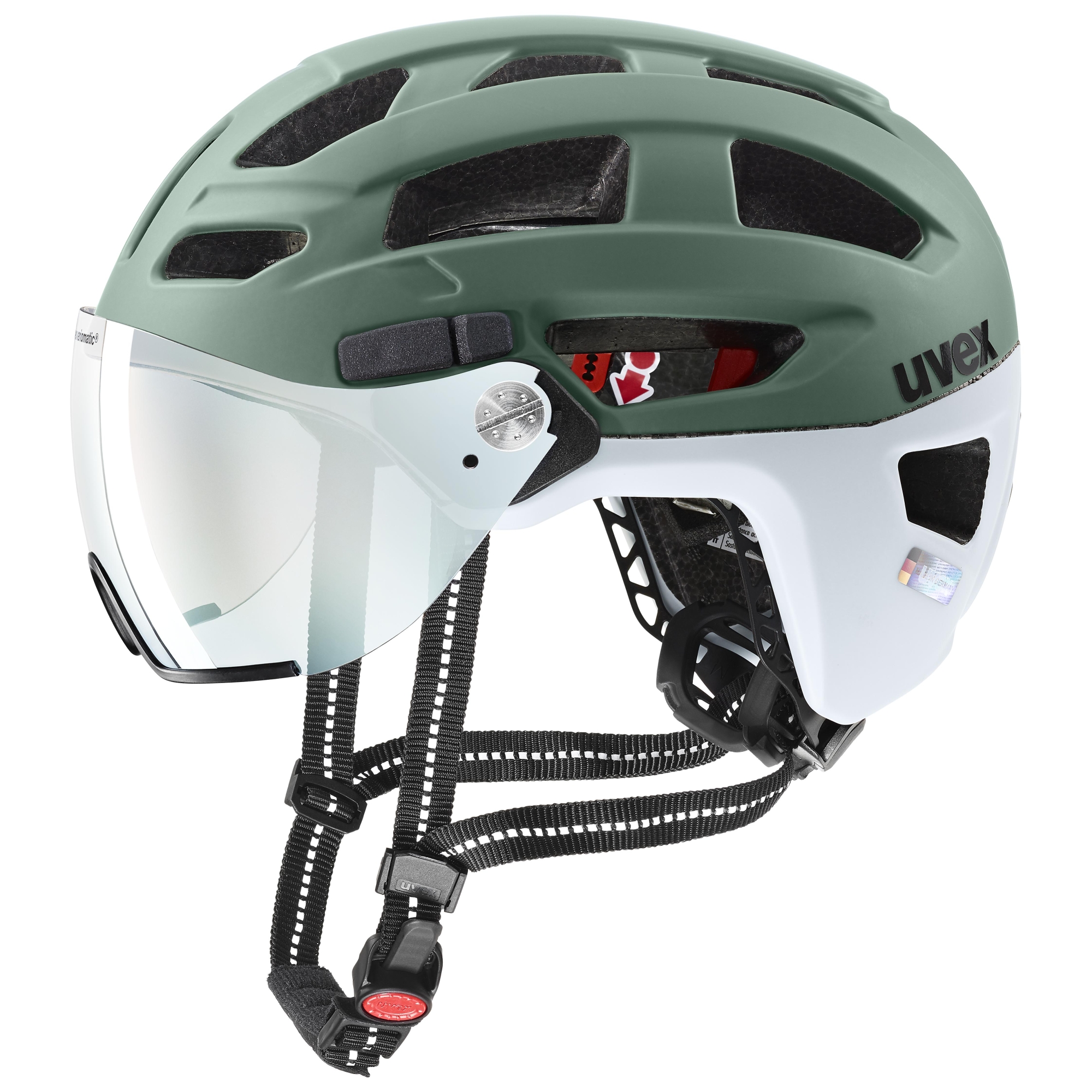 UVEX HELMA FINALE VISOR V MOSS GREEN-CLOUD M (S4109770400) 52-57