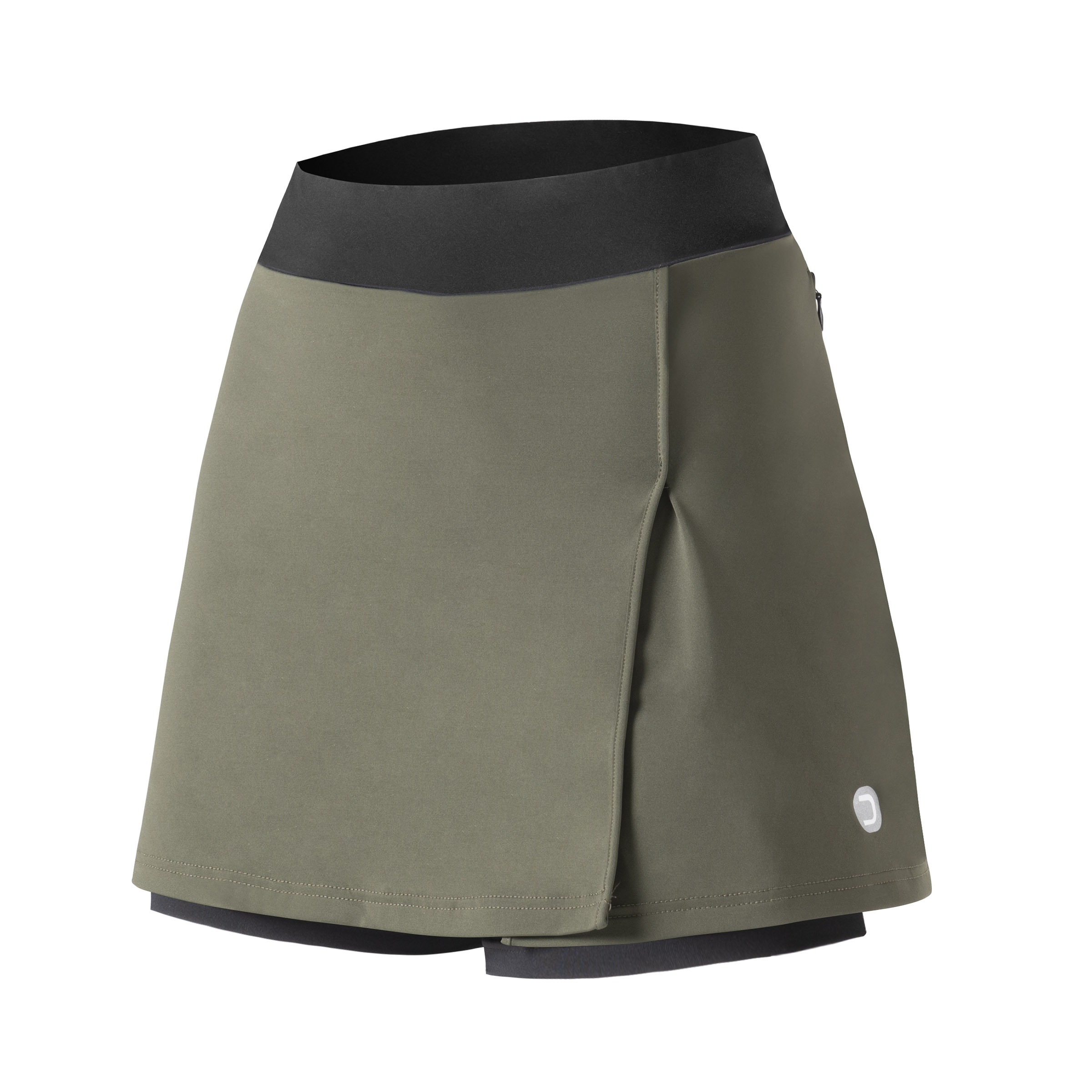 DOTOUT DÁMSKÁ SUKNĚ S VLOŽKOU FUSION GREEN-BLACK (A23W310509) 2XL