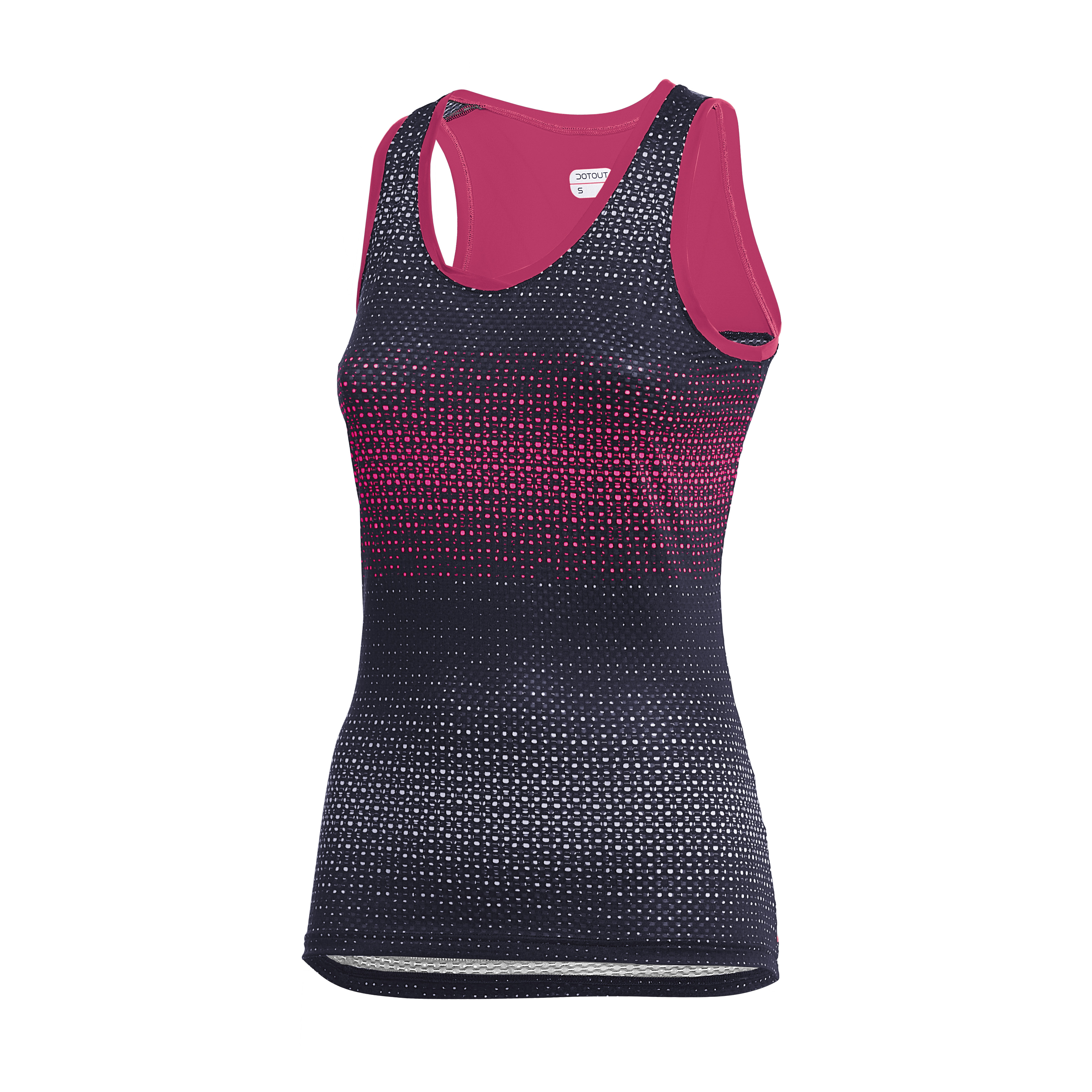 DOTOUT DÁMSKÝ TOP RAINBOW BLUE-FUCHSIA (A23W040704) M