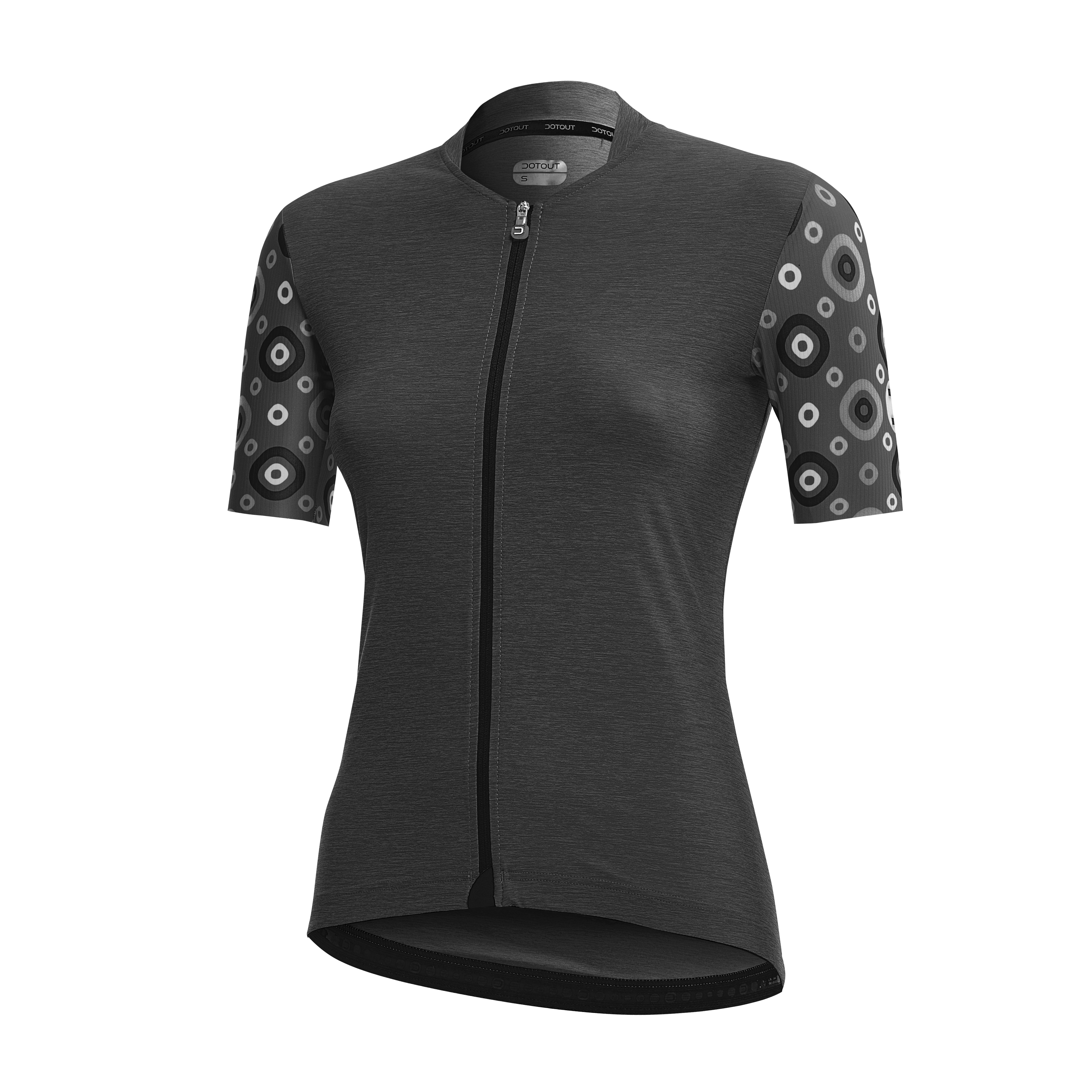 DOTOUT DÁMSKÝ DRES CHECK MELANGE DARK GREY (A23W055850) 2XS
