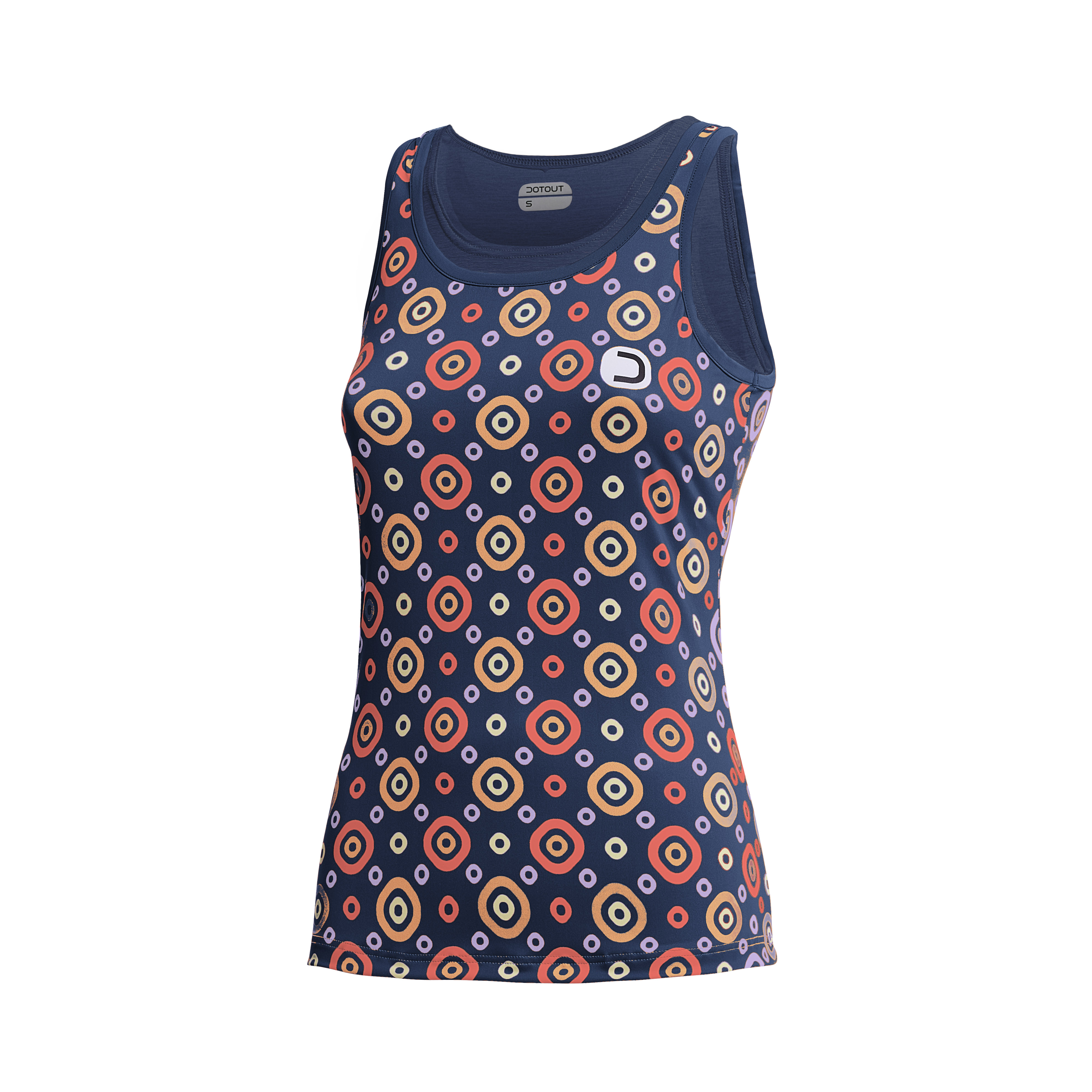 DOTOUT DÁMSKÝ TOP CHECK BLUE (A23W065700) XL