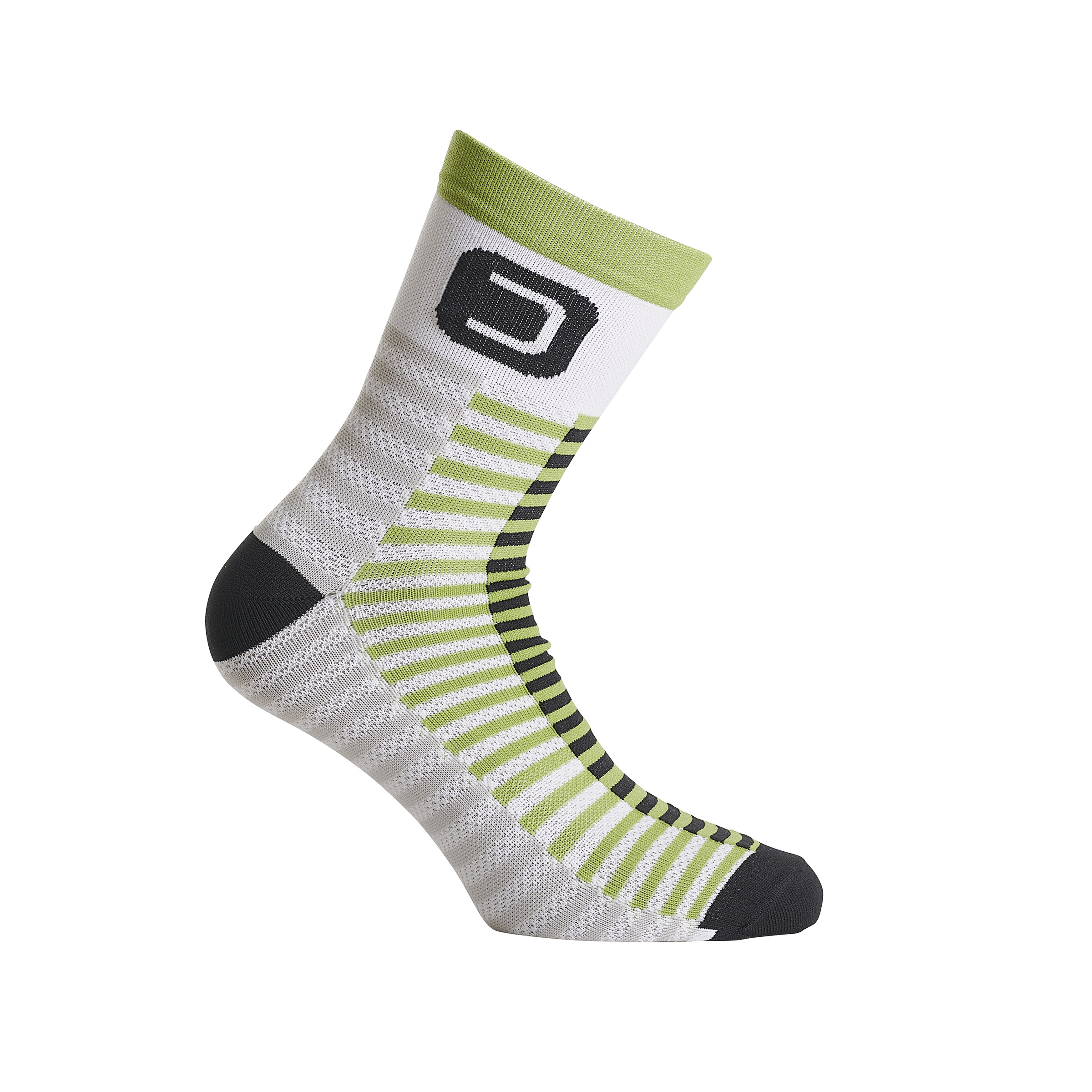 DOTOUT PONOŽKY STICK WHITE-GREEN - SET 3 PÁRŮ (A23X180005) L/XL
