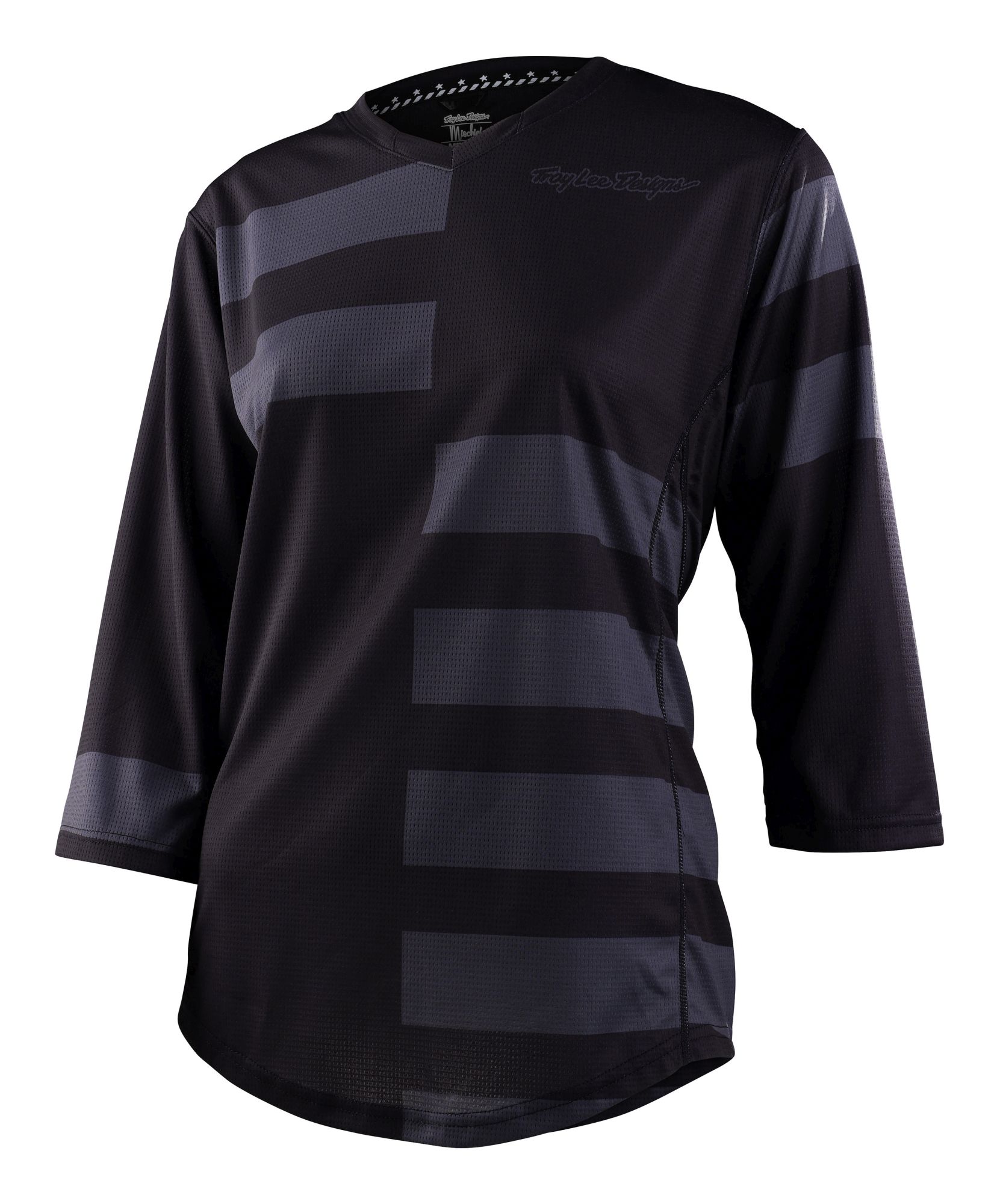 TLD DÁMSKÝ DRES S 3/4 RUKÁVEM MISCHIEF SPLIT STRIPE BLACK (35995700) XS