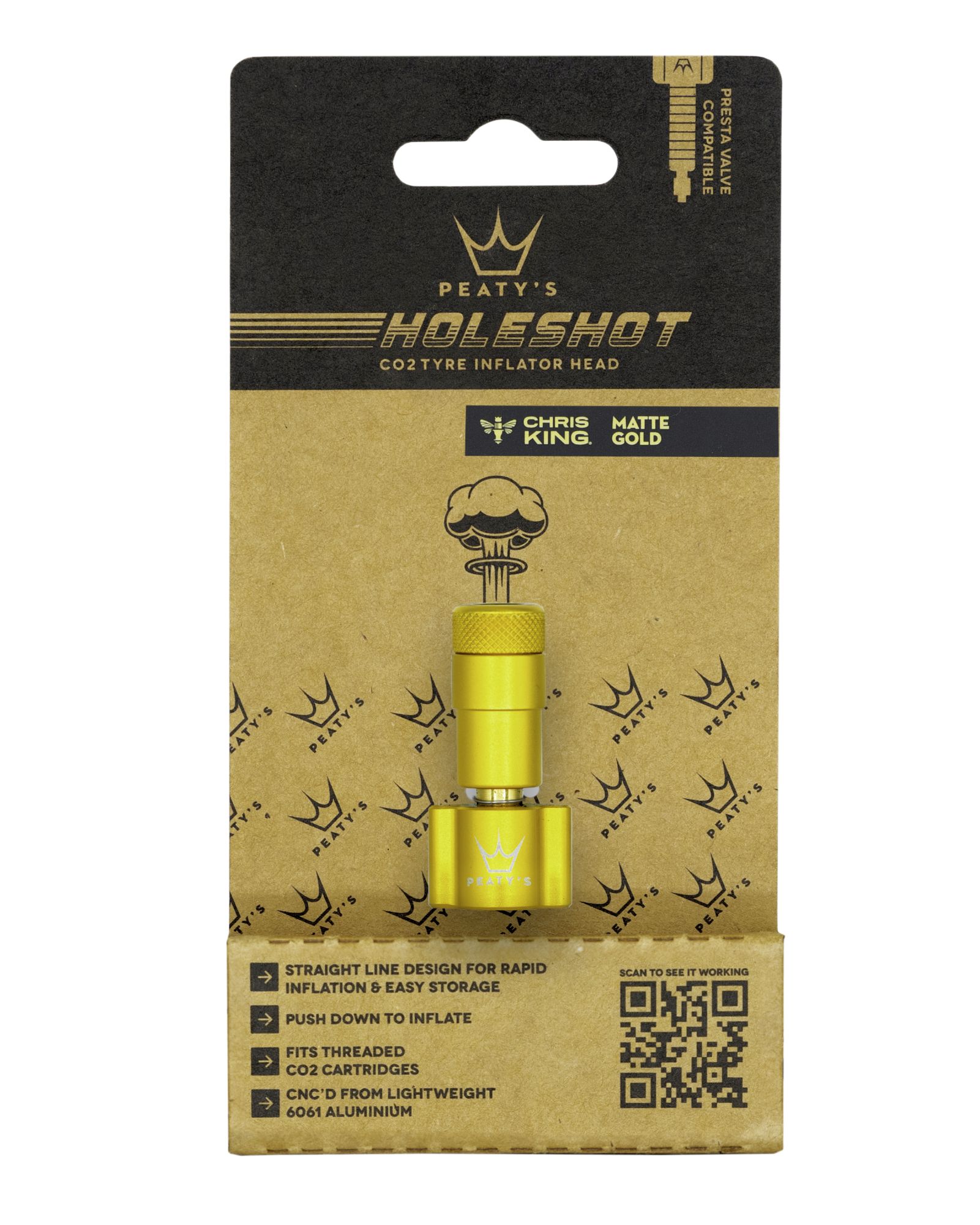 PEATY'S HOLESHOT HLAVICE CO2 PUMPY GOLD (PPR-HTI-IFH-GLD-12)