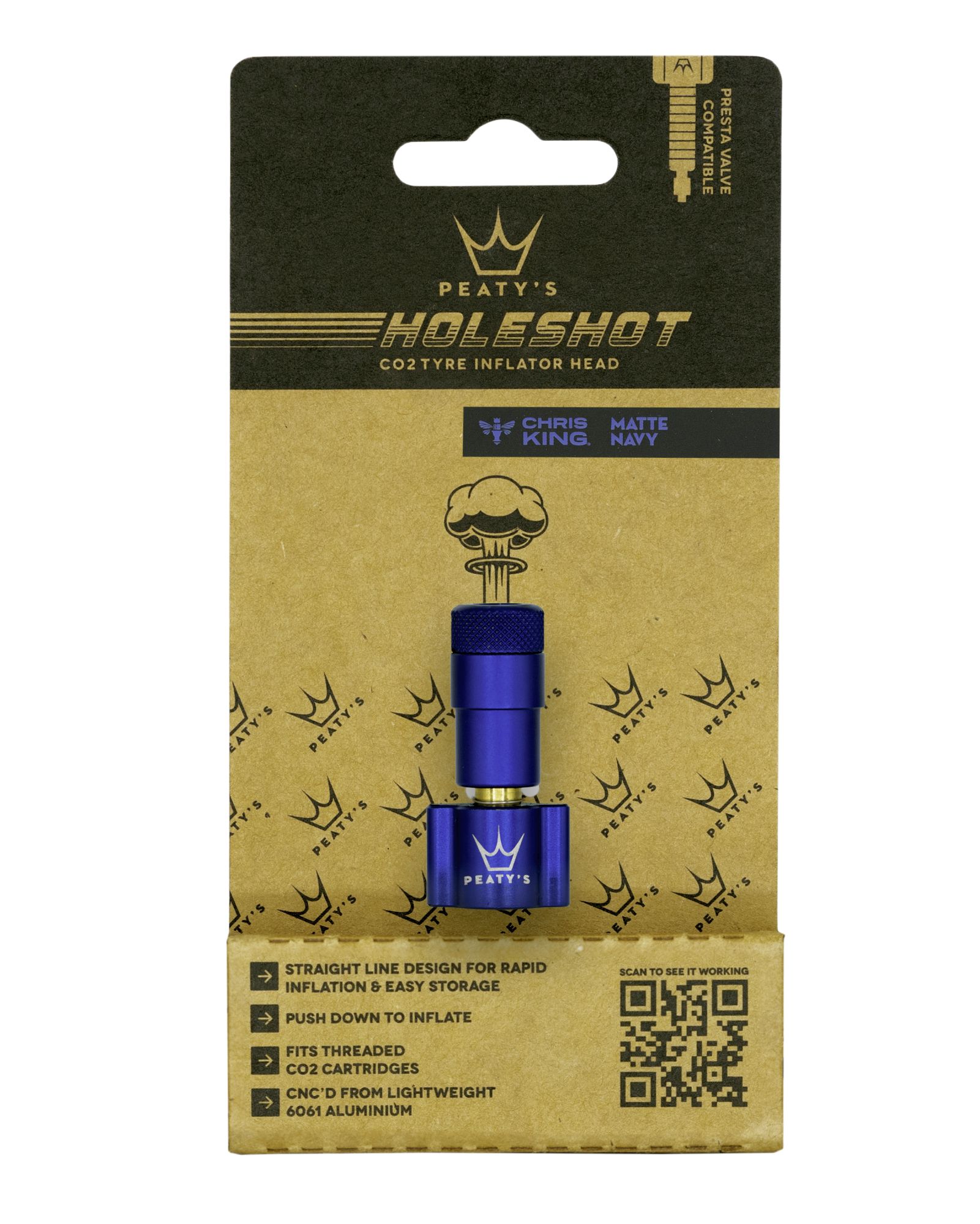 PEATY'S HOLESHOT HLAVICE CO2 PUMPY NAVY (PPR-HTI-IFH-NVY-12)