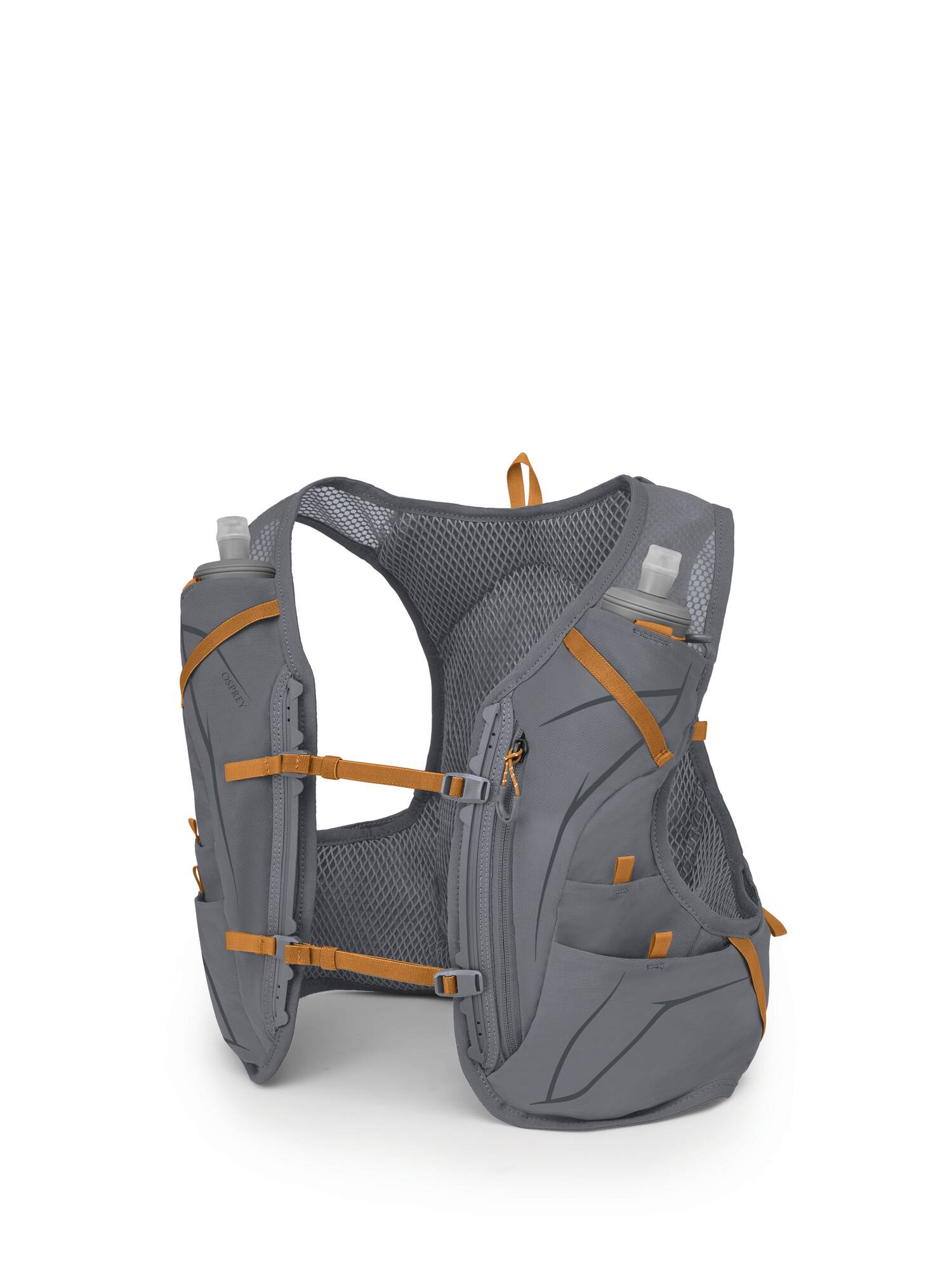 OSPREY BĚŽECKÁ VESTA DURO 6 W/FLASKS PHANTOM GREY/TOFFEE ORANGE (1000545) M