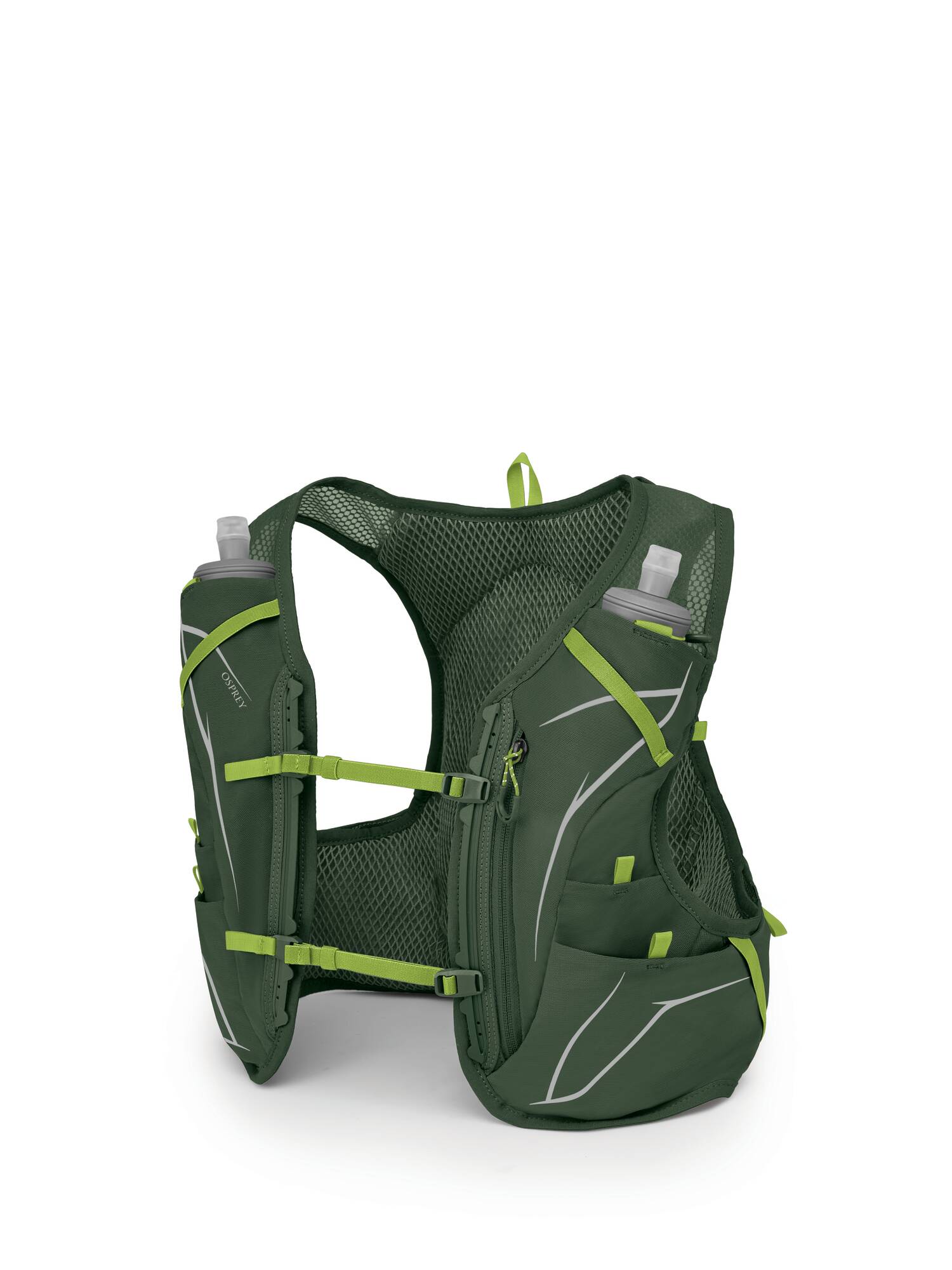 OSPREY BĚŽECKÁ VESTA DURO 6 W/FLASKS SEAWEED GREEN/LIMON (1000545) S