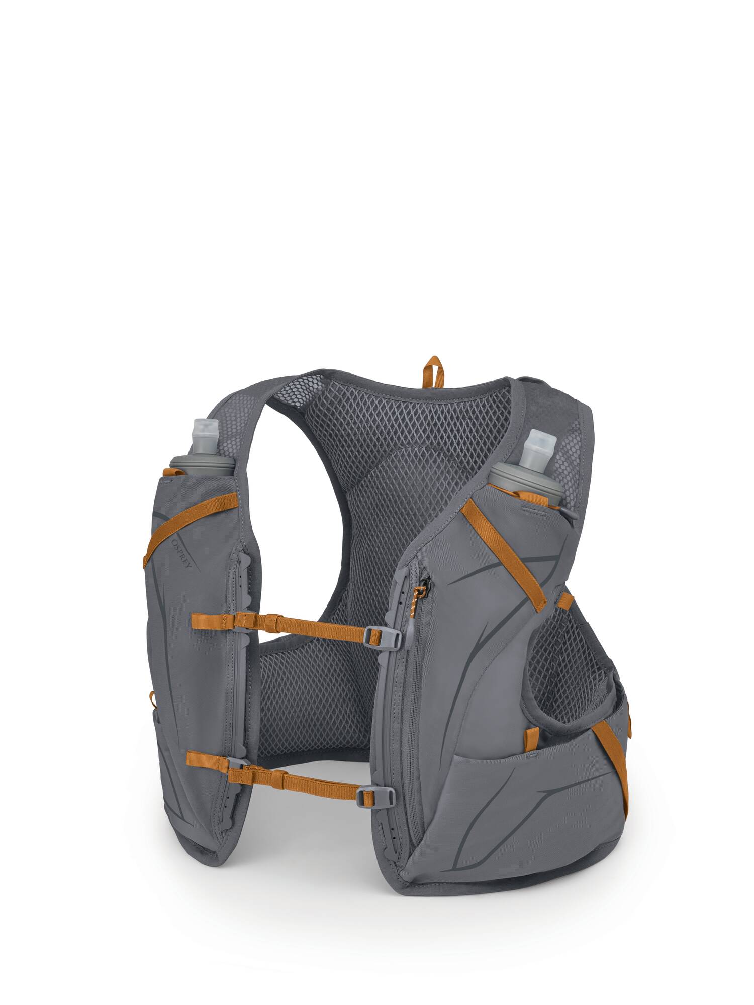 OSPREY BĚŽECKÁ VESTA DURO 1.5 W/FLASKS PHANTOM GREY/TOFFEE ORANGE (1000550) S