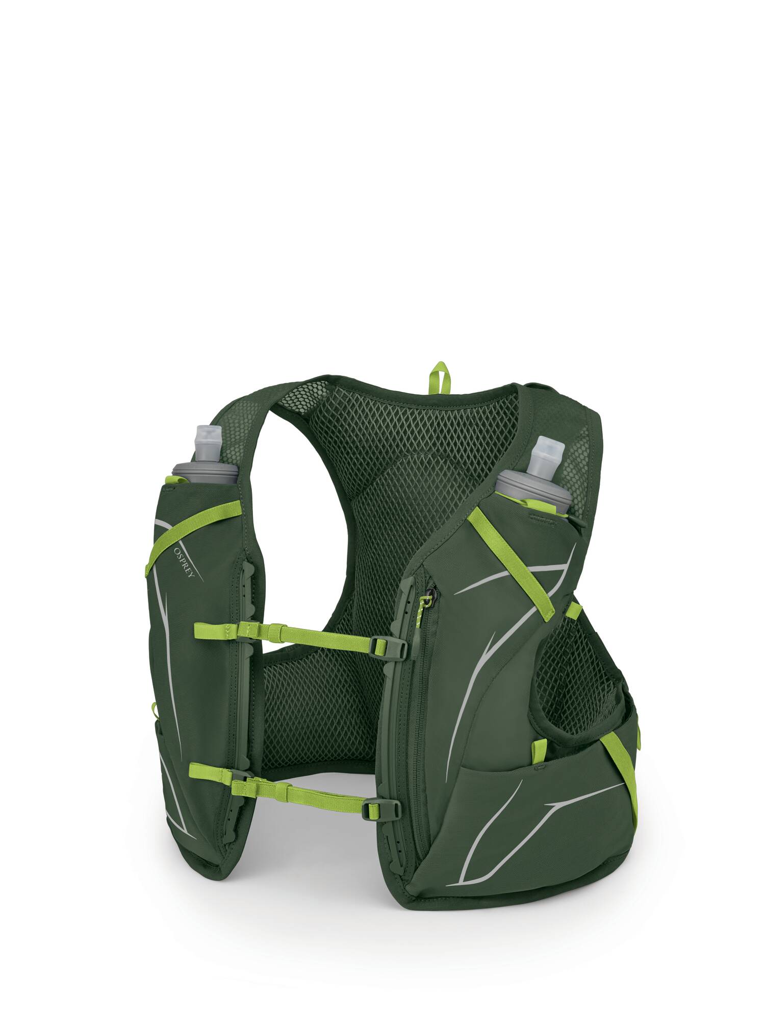 OSPREY BĚŽECKÁ VESTA DURO 1.5 W/FLASKS SEAWEED GREEN/LIMON (1000550) L
