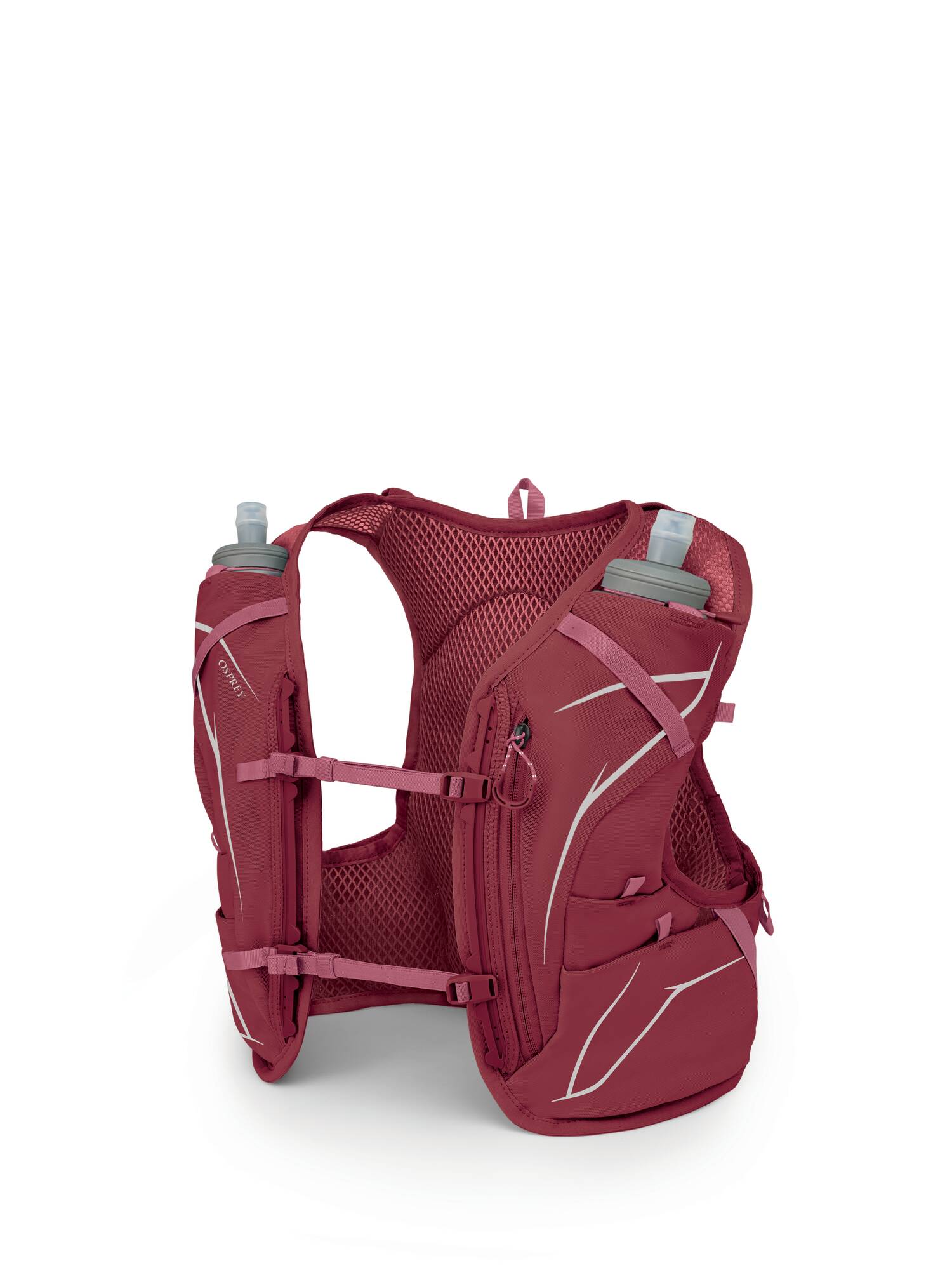 OSPREY BĚŽECKÁ VESTA DÁMSKÁ DYNA 6 W/FLASKS KAKIO/MANUKA PINK (1000548) L