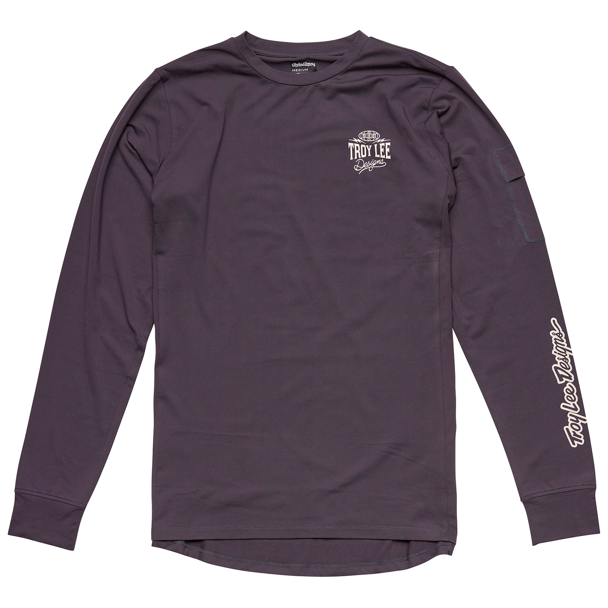 TLD DRES S DLOUHÝM RUKÁVEM RUCKUS RIDE TEE BOLTS CARBON (37151000) S