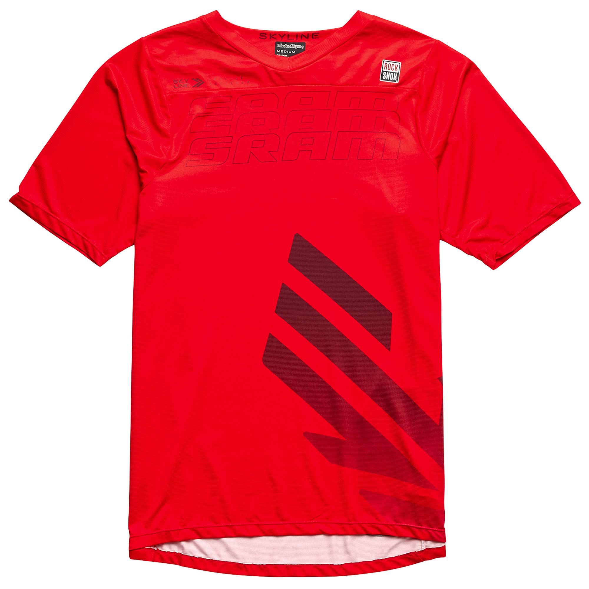 TLD DRES S KRÁTKÝM RUKÁVEM SKYLINE SRAM EAGLE ONE FIERY RED (31948400) 2XL