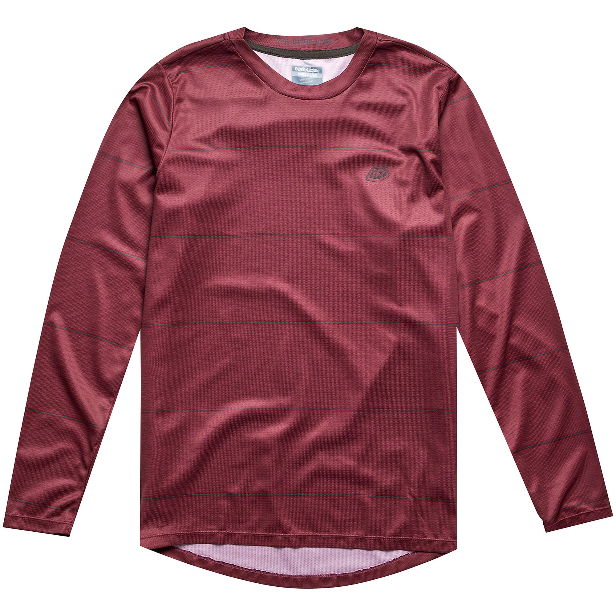 TLD DRES S DLOUHÝM RUKÁVEM FLOWLINE REVERT WINE (34651304) XL