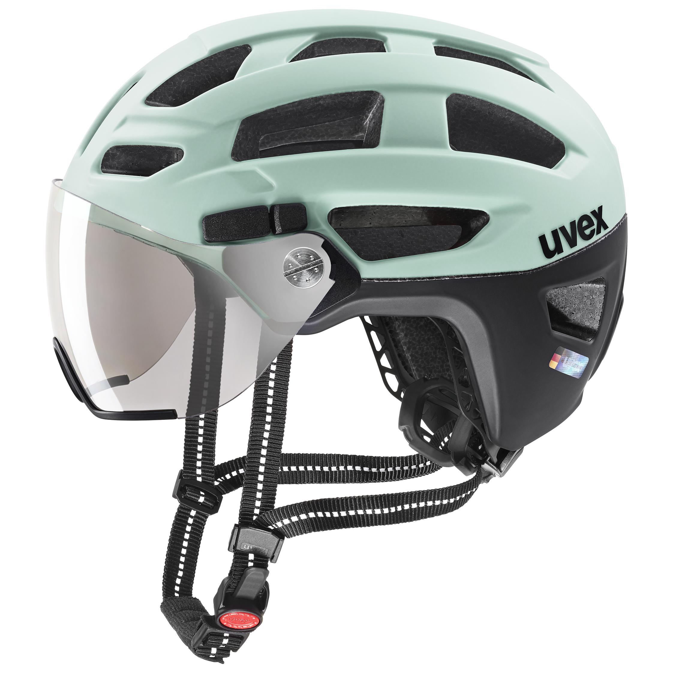 UVEX HELMA FINALE VISOR JADE-BLACK MATT (S4107531200) 52-57