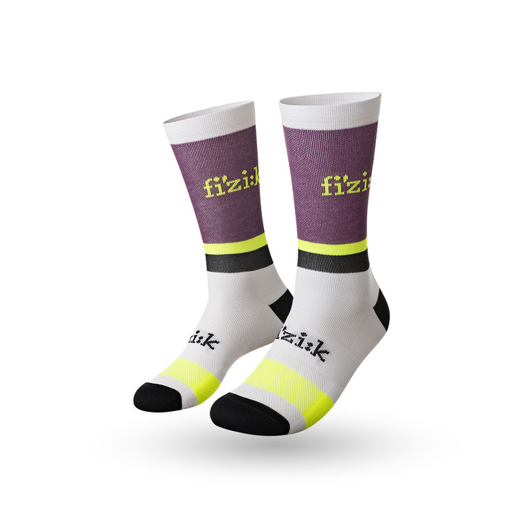 FIZIK PONOŽKY TEAM EDITION LILAC/WHITE (FZKSOCKSTE3820) M