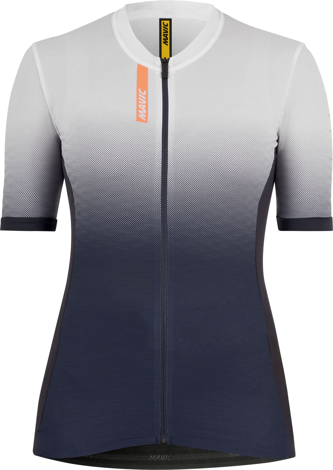 MAVIC DÁMSKÝ DRES S KRÁTKÝM RUKÁVEM ESSENTIAL GRAPHIC DEEP BLUE WHITE (T000145) XS
