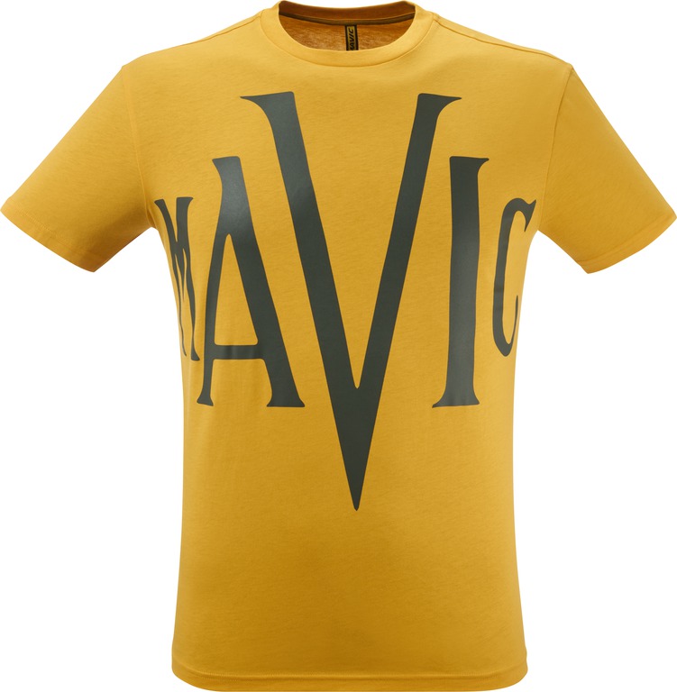 MAVIC TRIKO S KRÁTKÝM RUKÁVEM HERITAGE V MUSTARD BLACK (T000232) S