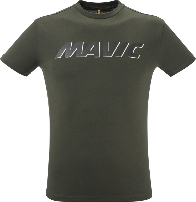 MAVIC TRIKO S KRÁTKÝM RUKÁVEM CORPORATE LOGO ARMY GREEN (T000211) XS