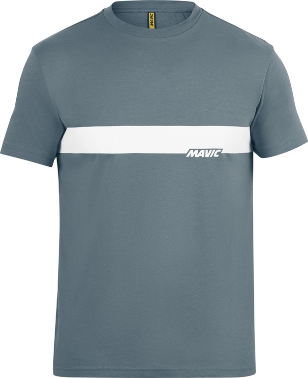 MAVIC TRIKO S KRÁTKÝM RUKÁVEM CORPORATE STRIPE ORION BLUE OFF-WHITE (T000216) XS