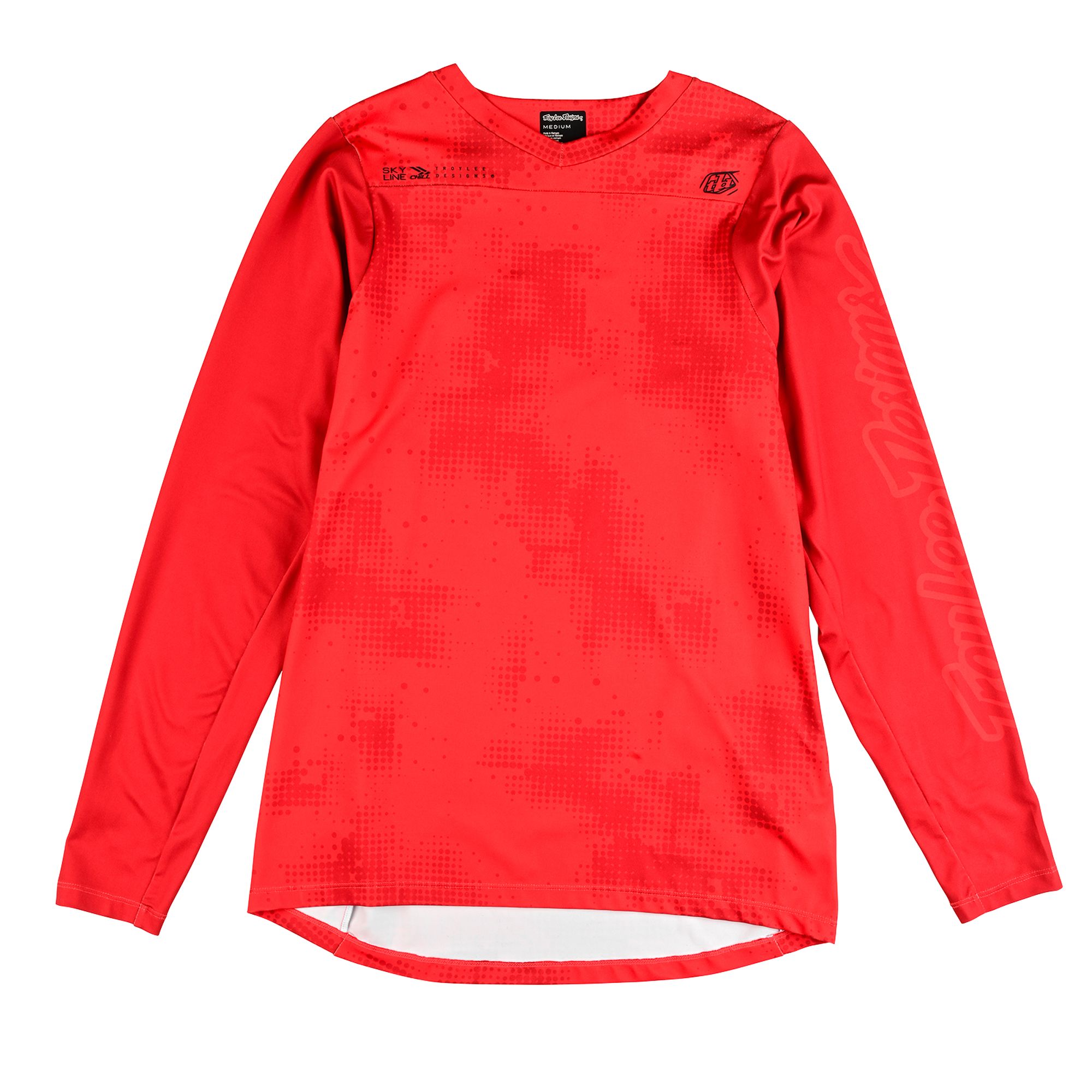 TLD DRES S DLOUHÝM RUKÁVEM SKYLINE CHILL SCATTERED FIRE ORANGE (35399902) S