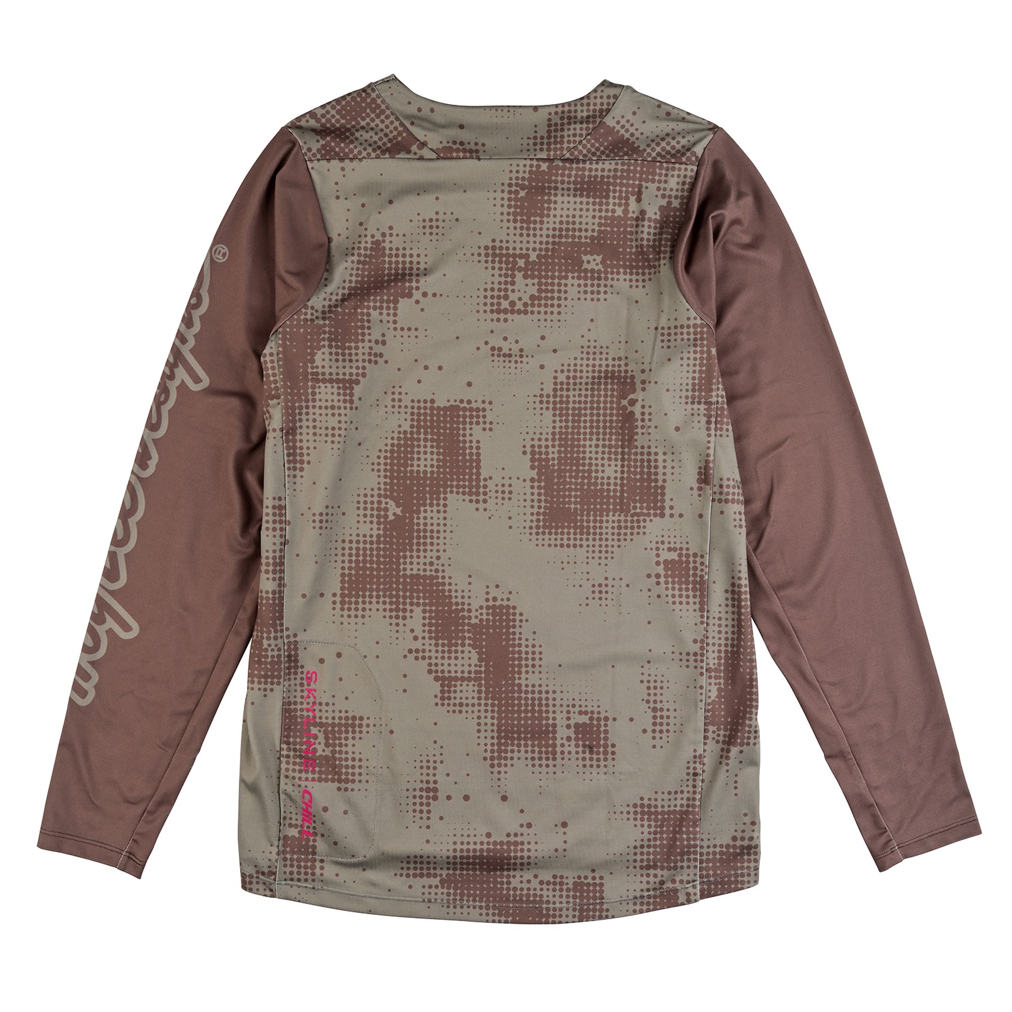 TLD DRES S DLOUHÝM RUKÁVEM SKYLINE CHILL SCATTERED OLIVE (35399901) M