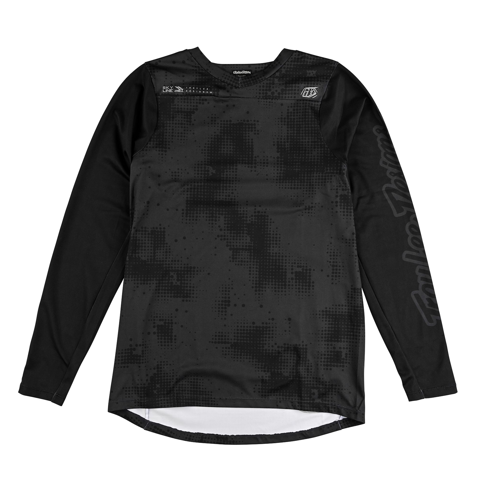 TLD DRES S DLOUHÝM RUKÁVEM SKYLINE CHILL SCATTERED CARBON (35399900) S