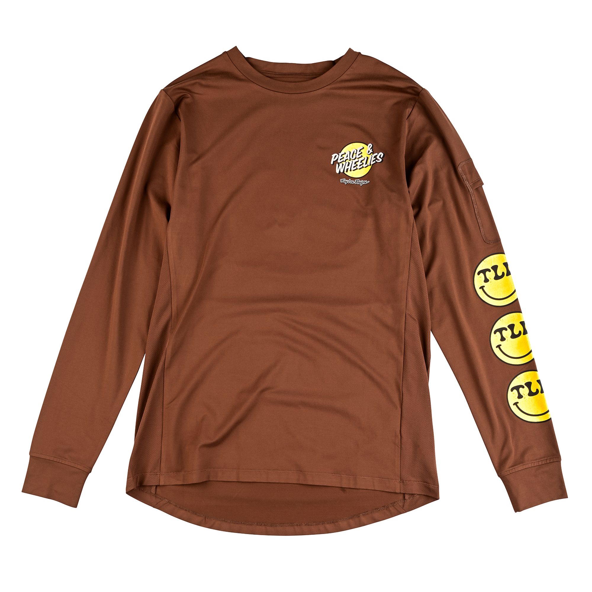 TLD DRES S DLOUHÝM RUKÁVEM RUCKUS RIDE TEE WHEELIES CHOCOLATE (37100900) 2XL