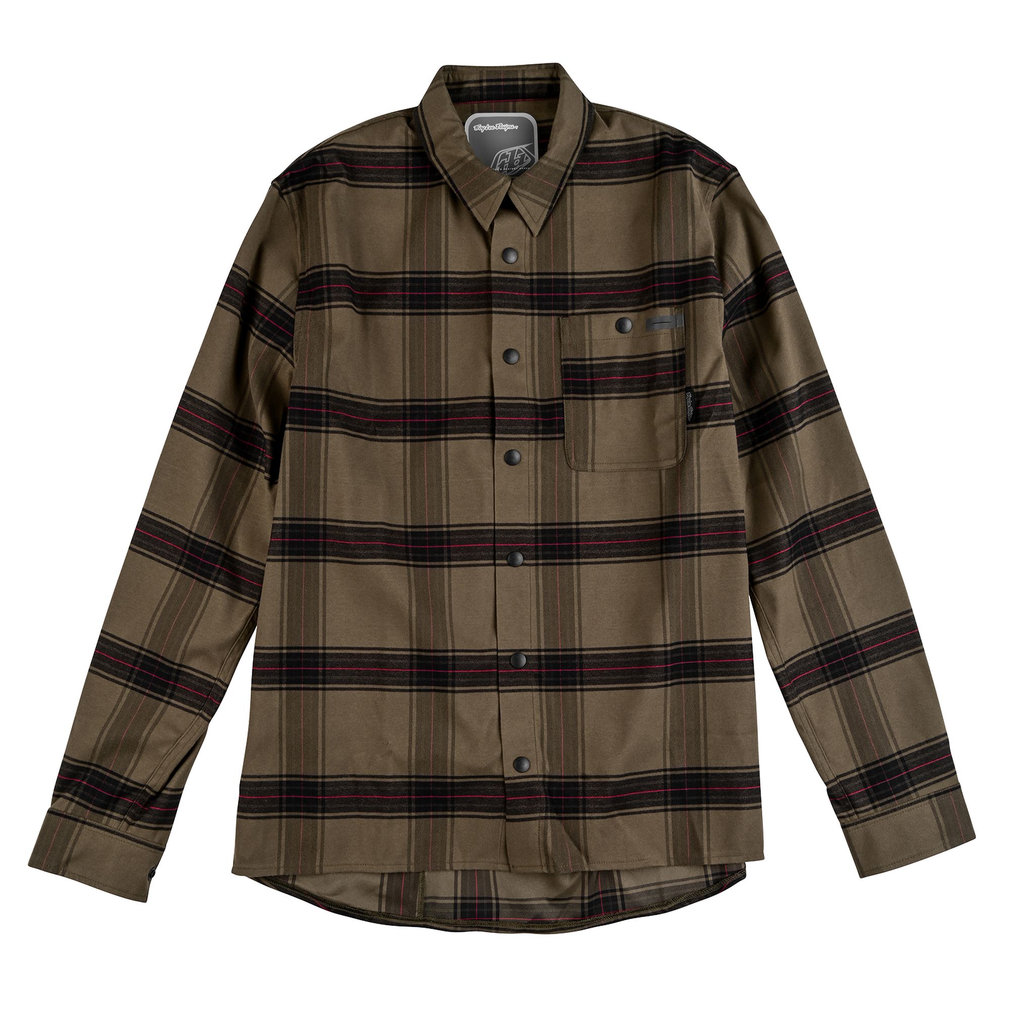 TLD KOŠILE GRIND FLANNEL PlAID DARK PINE (82765000) XL