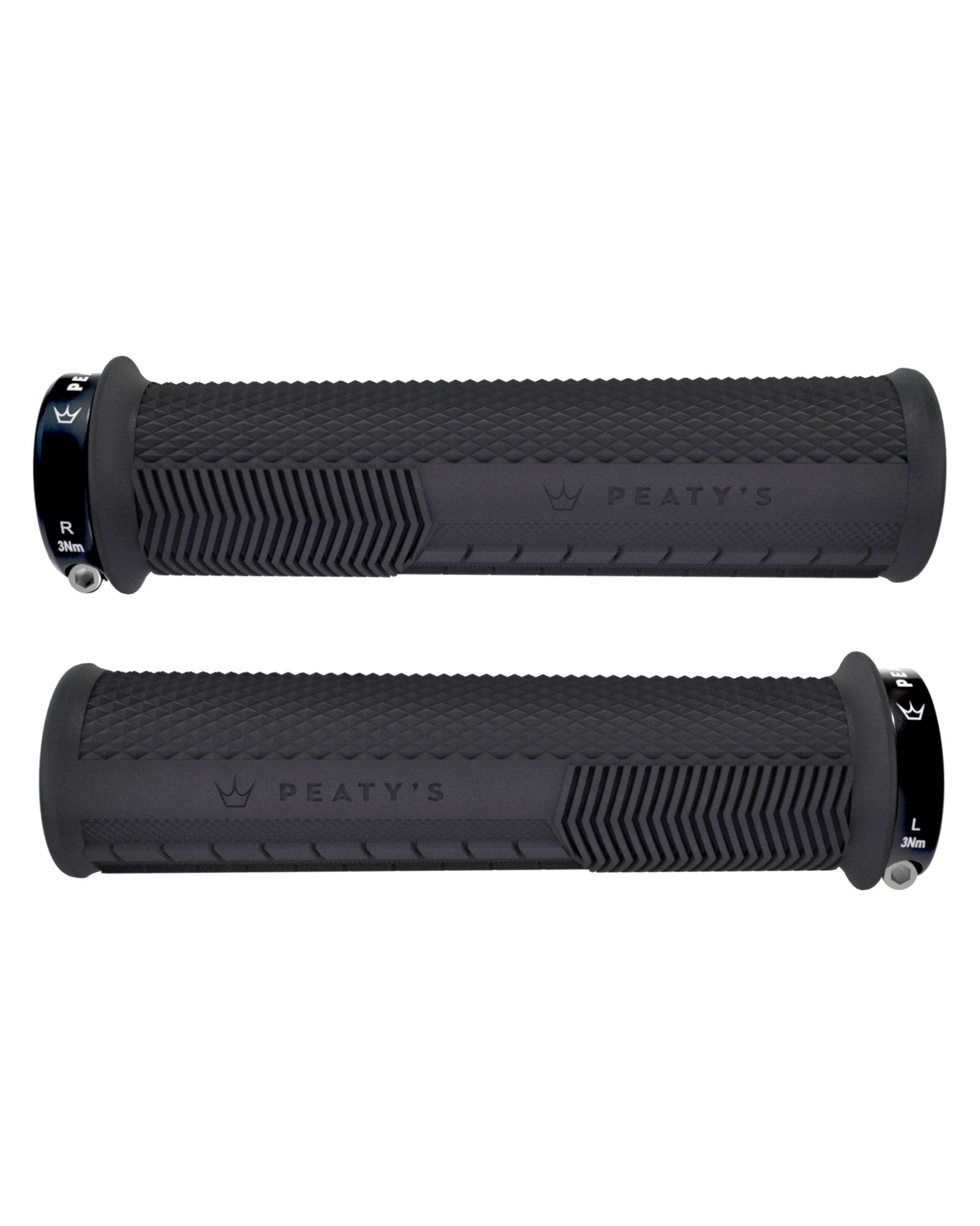 PEATY'S GRIPY MONARCH KNURL THIN BLACK (PGM-KNL-THN-BLK-20)