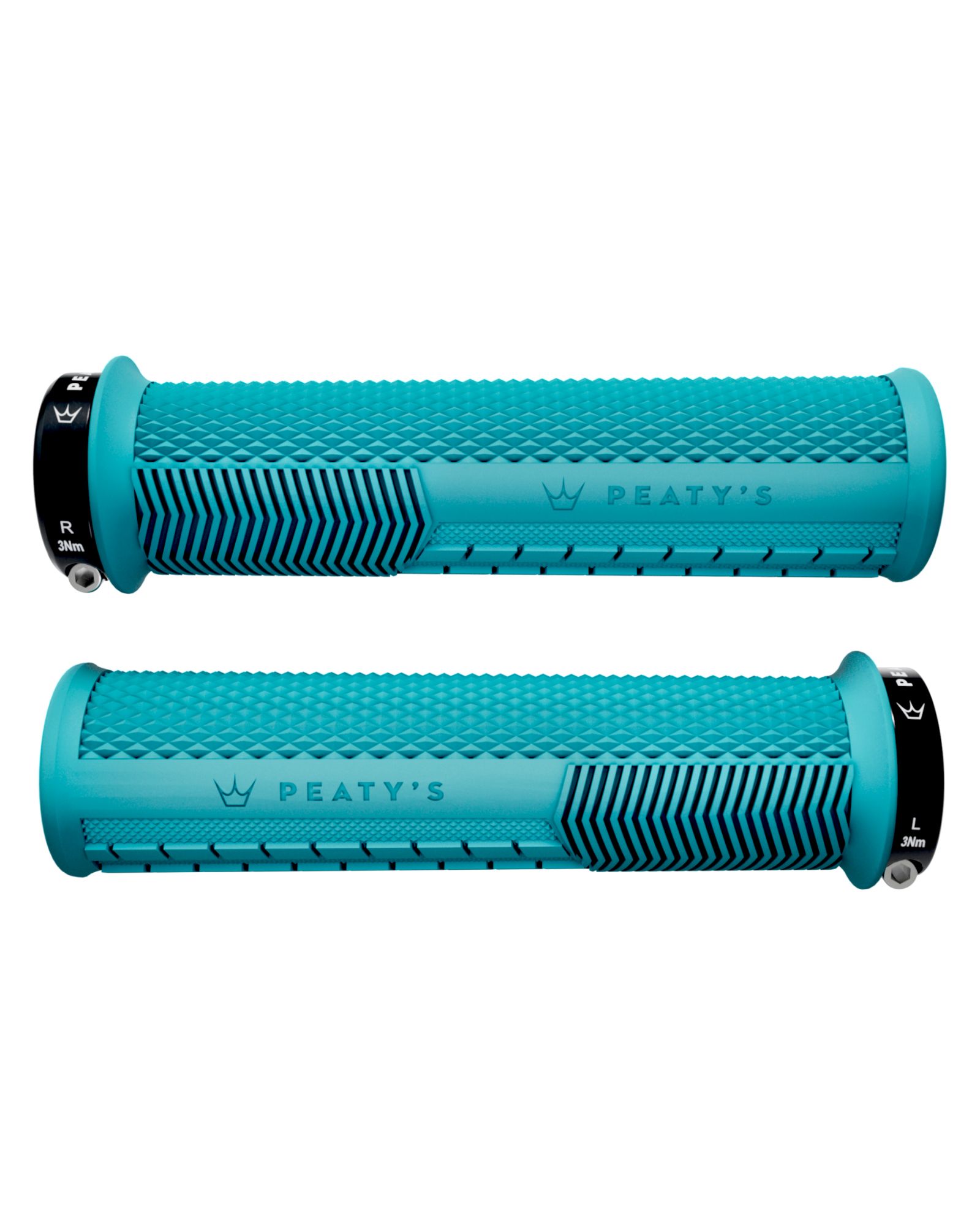 PEATY'S GRIPY MONARCH KNURL THIN TURQUOISE (PGM-KNL-THN-TRQ-20)