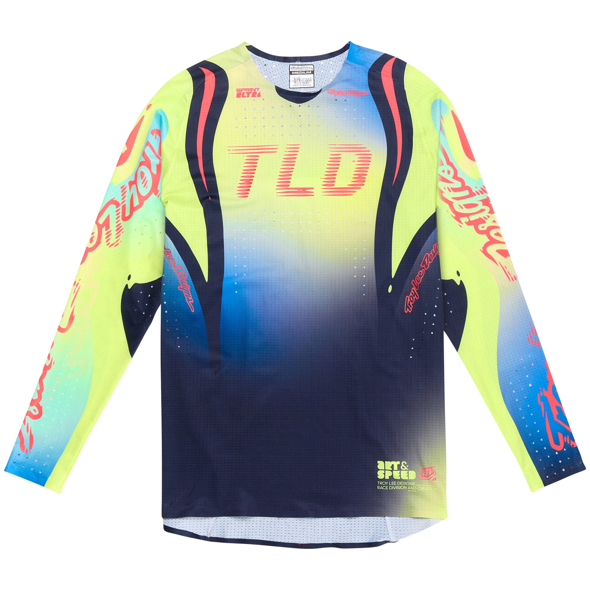 TLD DRES S DLOUHÝM RUKÁVEM SPRINT ULTRA DRIP GLO YELLOW (35601900) S
